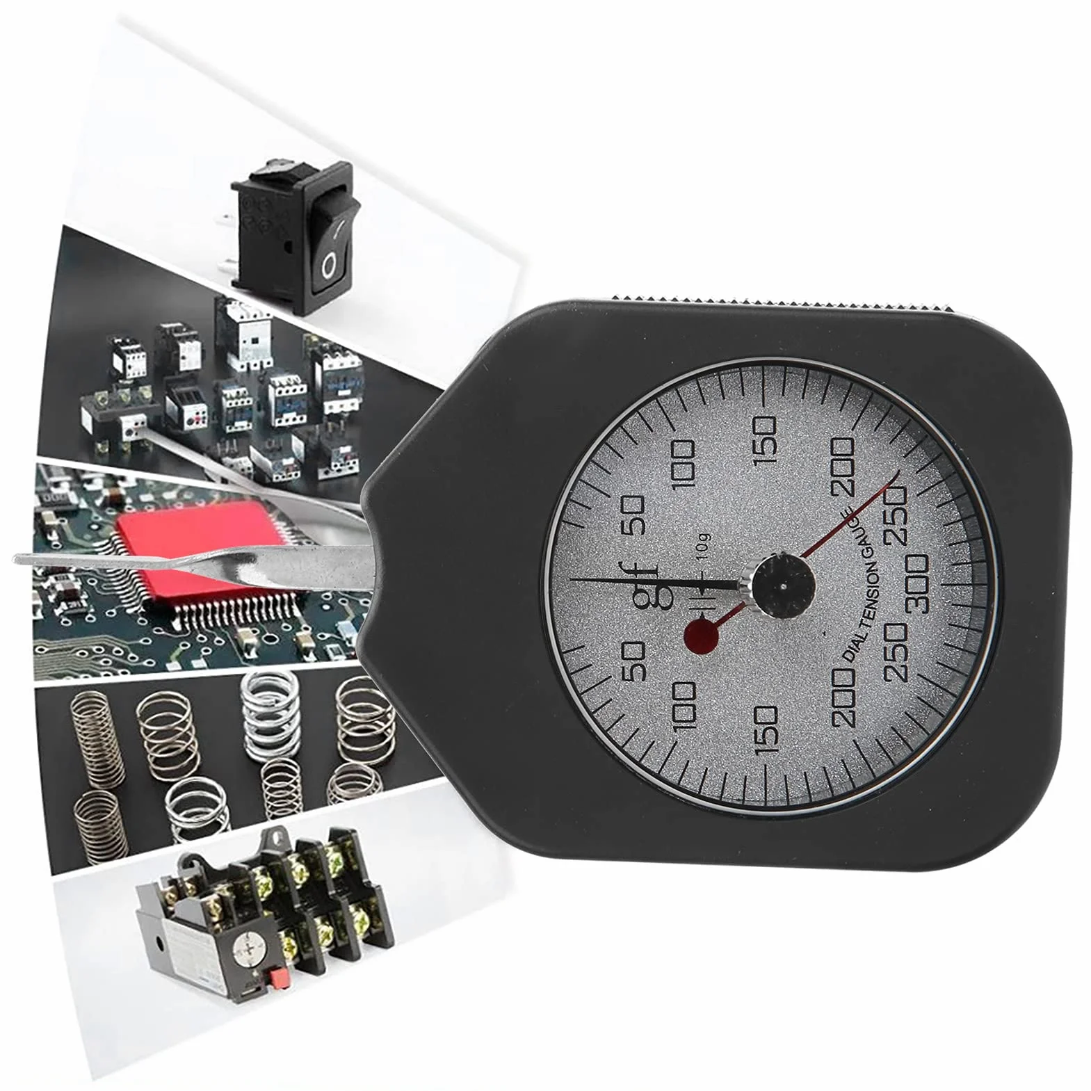 SEG Test Dei Misuratori Di Misurazione, Misurazione Del Misuratore Di Tensione SEG-300-2 Test Del Misuratore Del Misuratore Di Tensione Del Grammo Portatile Conteme Di Forza Doppio 300G
