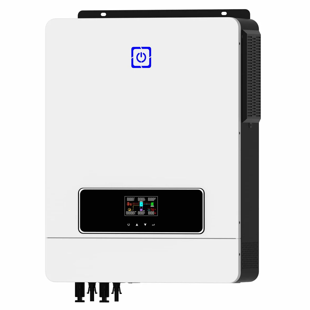 10,2KW Inverter solare ibrido On/Off Grid Inverter integrato da 160A PV Max 500V ingresso DC48 V a AC230V onda sinusoidale pura per Home Energy Storage RV Capannoni Off-Grid System