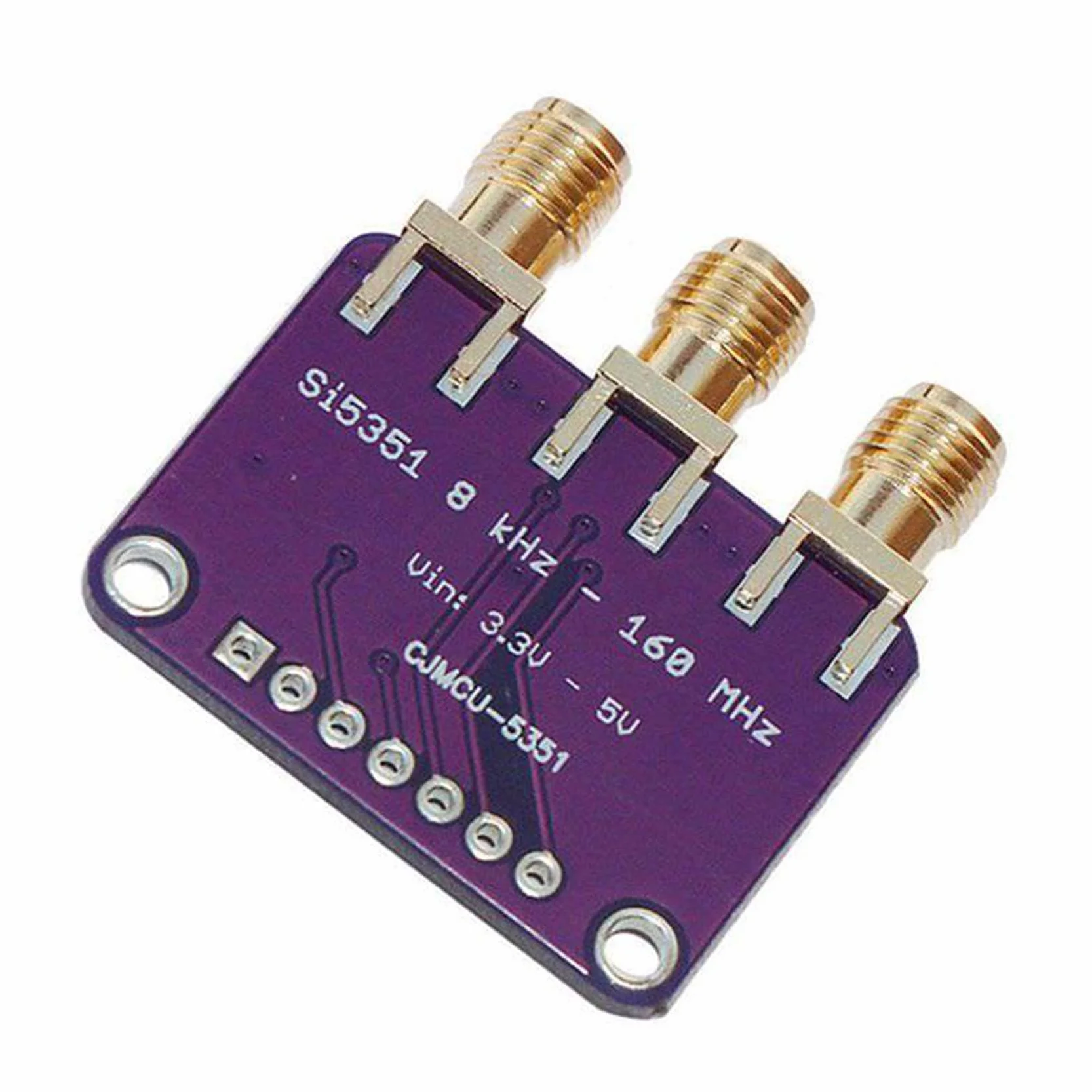 4X Si5351A Scheda di Sblocco del Generatore di Clock I2C 25 MHz 8Khz A 160Mhz per D9I2