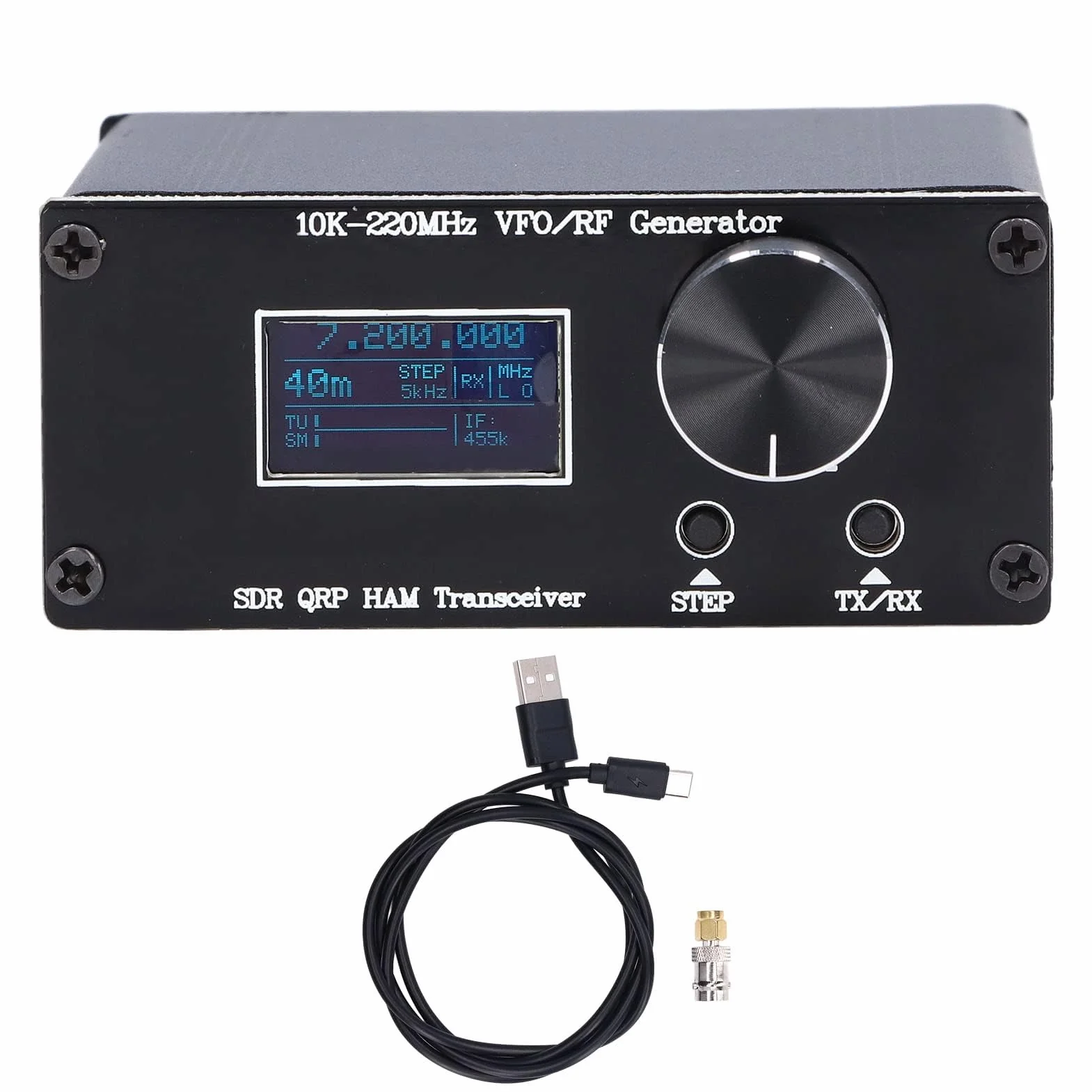 Oscillatore a Frequenza Variabile 10K-220 MHz, Generatore RF VFO per Ricetrasmettitore SDR, QRP HF Portatile, Alta Precisione e affidabile per applicazioni tecniche