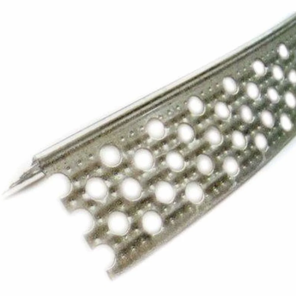 25PZ PARASPIGOLO CARTONGESSO FORATO ZINCATO MM 30X30 H.CM 300