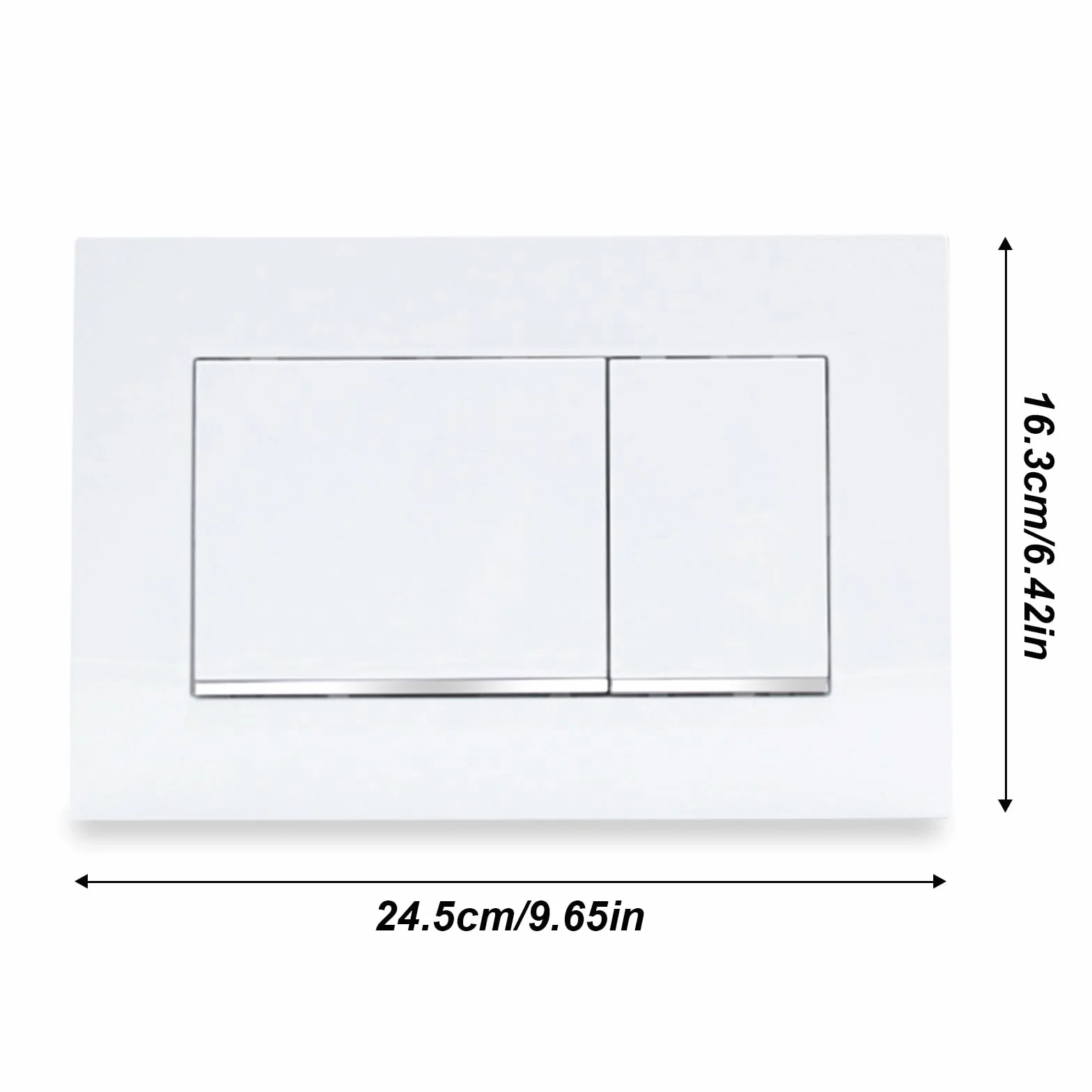 Piastra a pressione WC Geberit Sigma 30 ABS lavello set rilascio