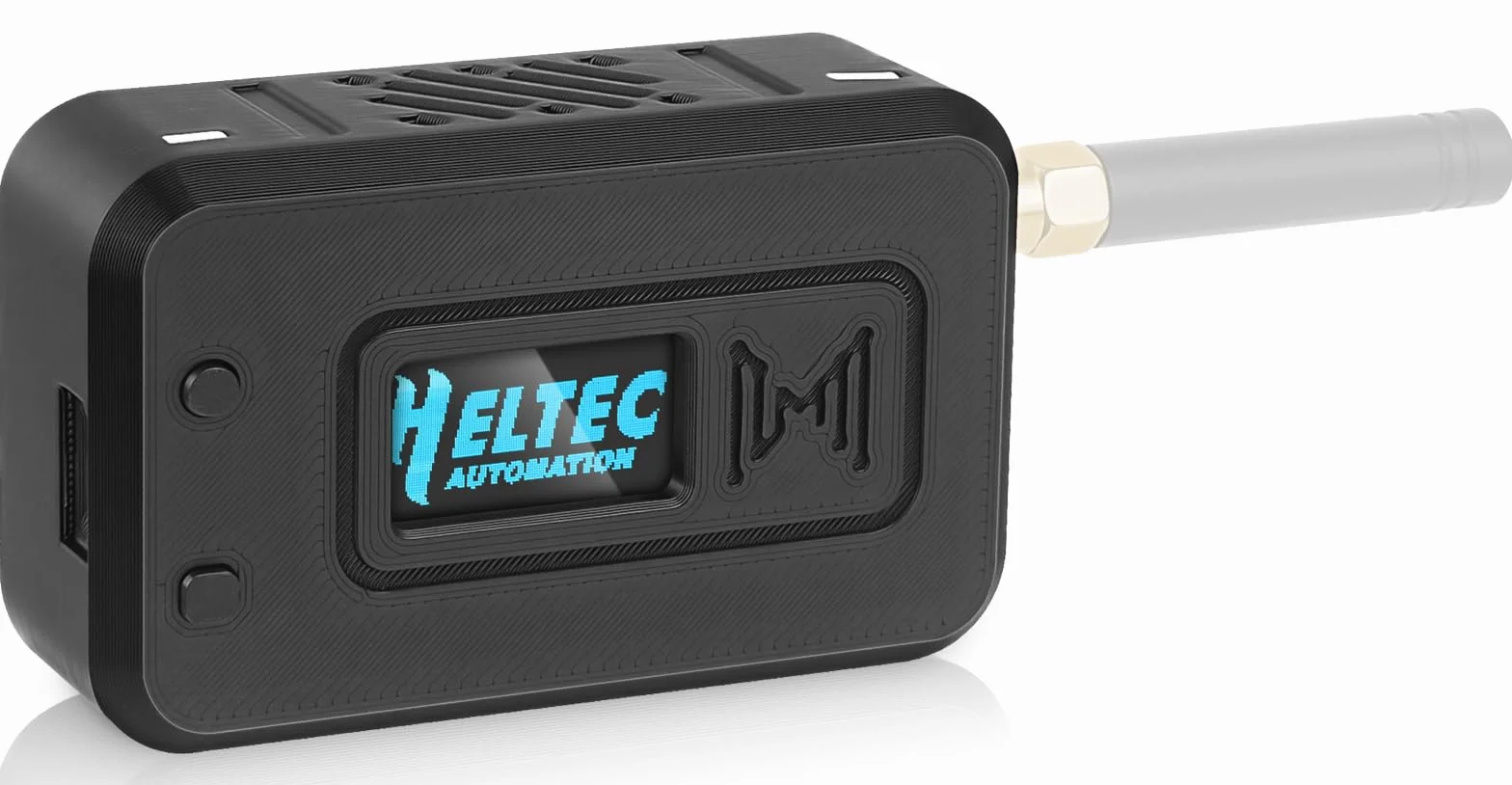 Alloggiamento per LoRa ESP32 V3 Moduli Set – Scheda di sviluppo, Antenna 3000 mAh Batteria All-in, Custodia OLED Display con interfaccia di tipo C (N35, Nero)