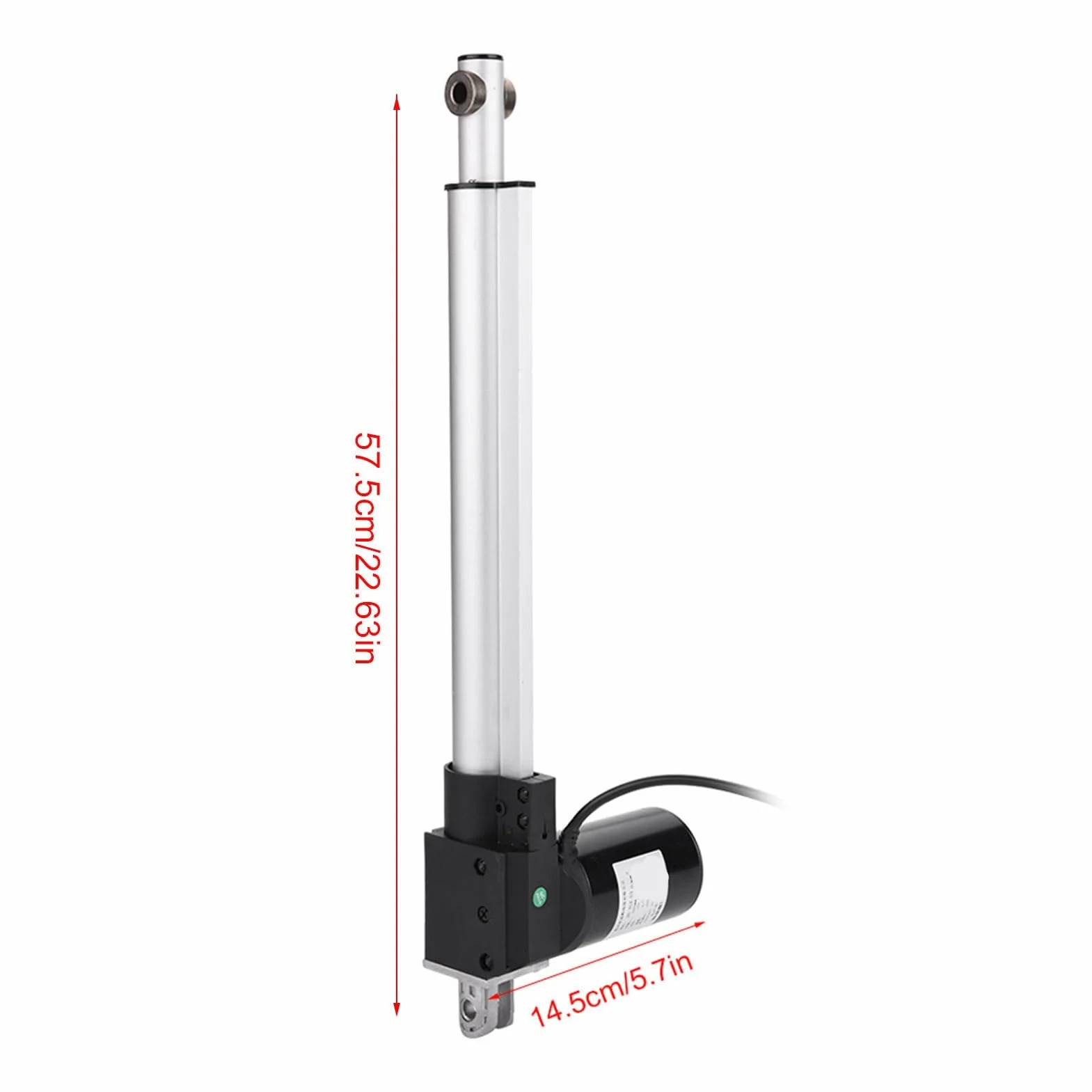 Motore elettrico DC 12V per attuatore lineare 6000N con corsa massima per automobile medica(400mm)