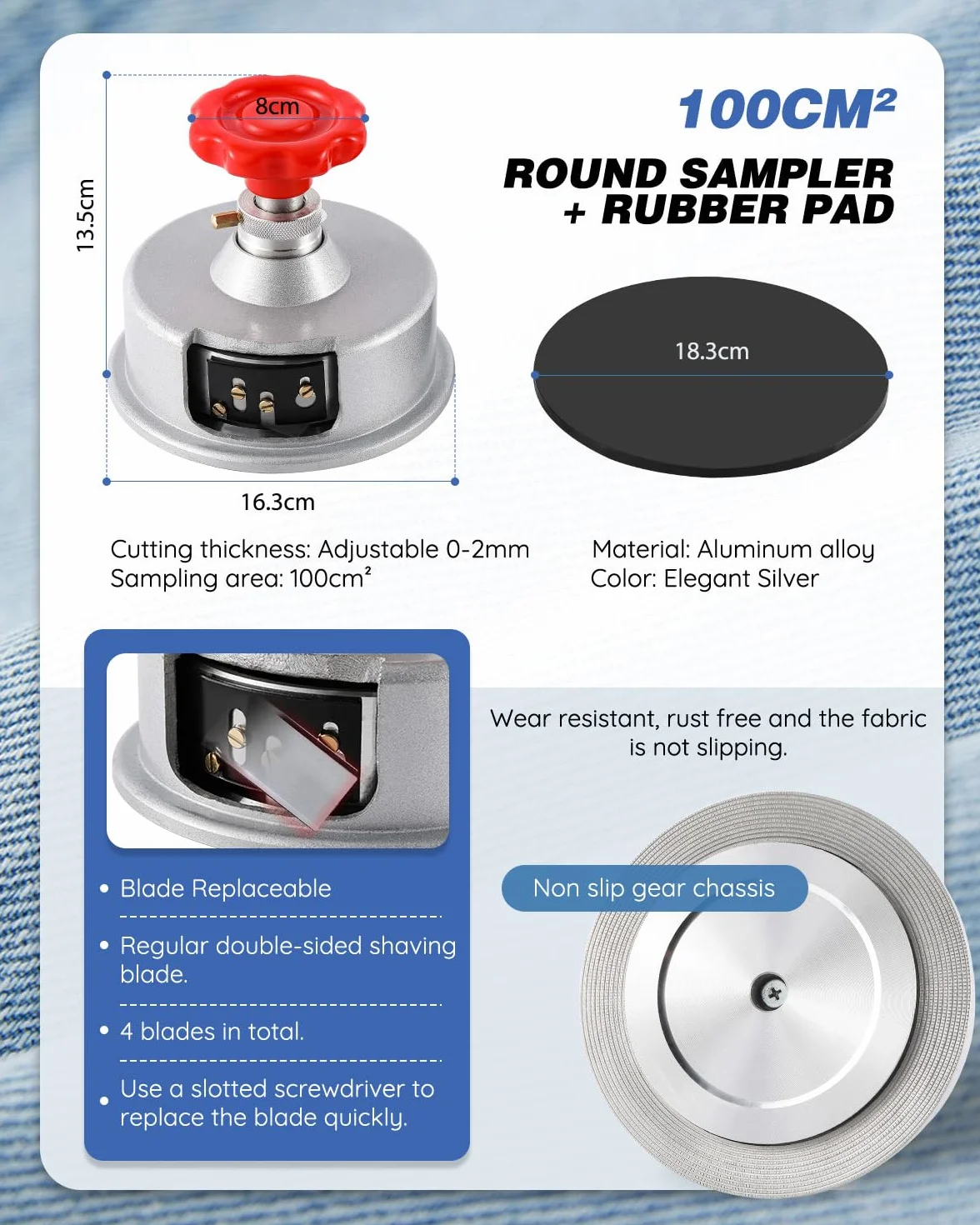 NEWTRY Bilancia digitale di precisione da laboratorio, bilancia di precisione con un campionatore di disco regolabile (600 g/0,01 g + campione)