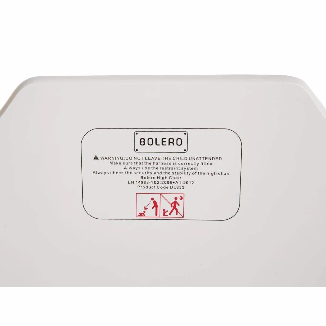 Bolero dl833 Seggiolone in legno bianco anticato