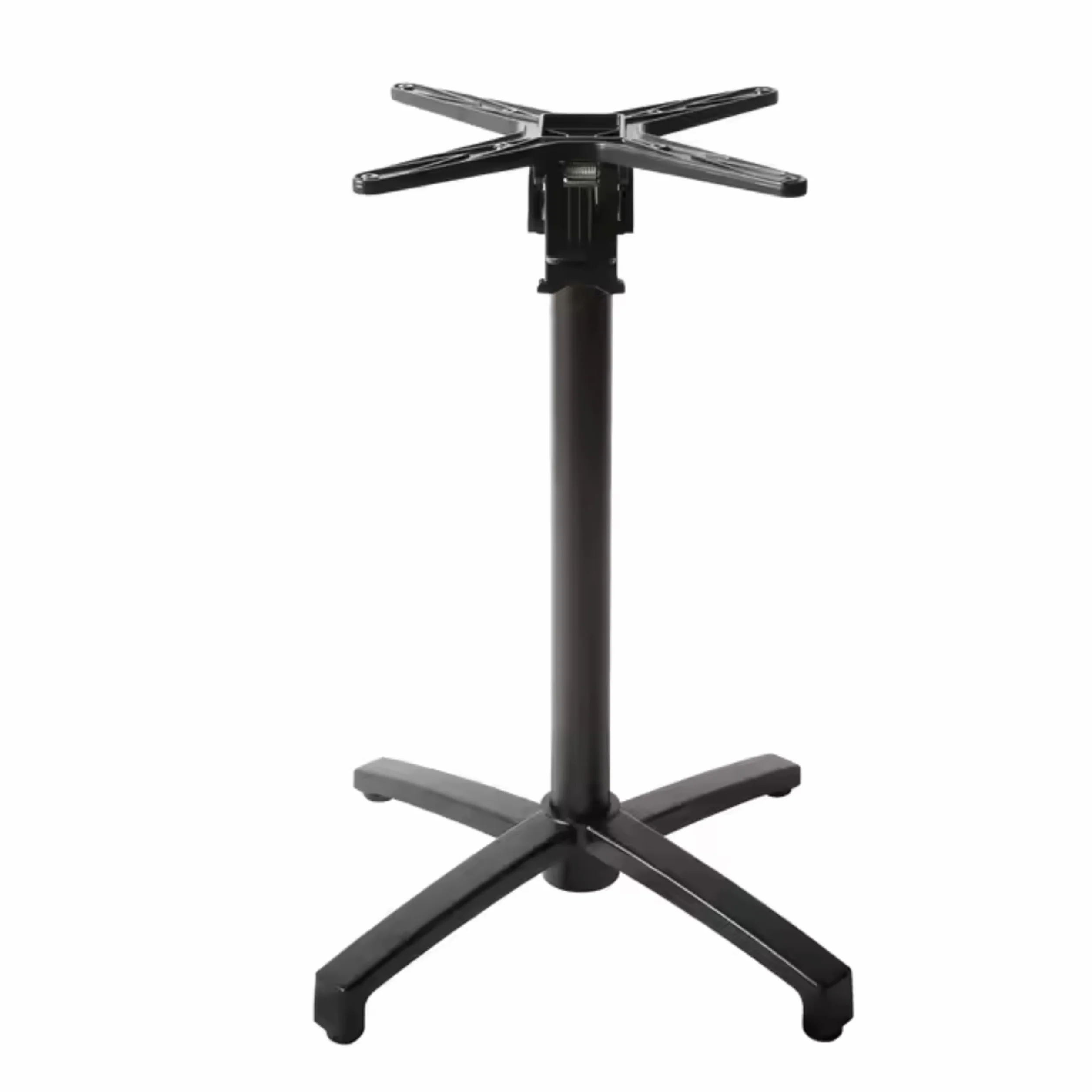 Gruppo Maruccia - Base per Tavolo in Alluminio - Piede Centrale a Razze - Sistema Salvaspazio con Ribaltamento Piano - Per Allestire Bar, Ristoranti, Pizzerie (Antracite)