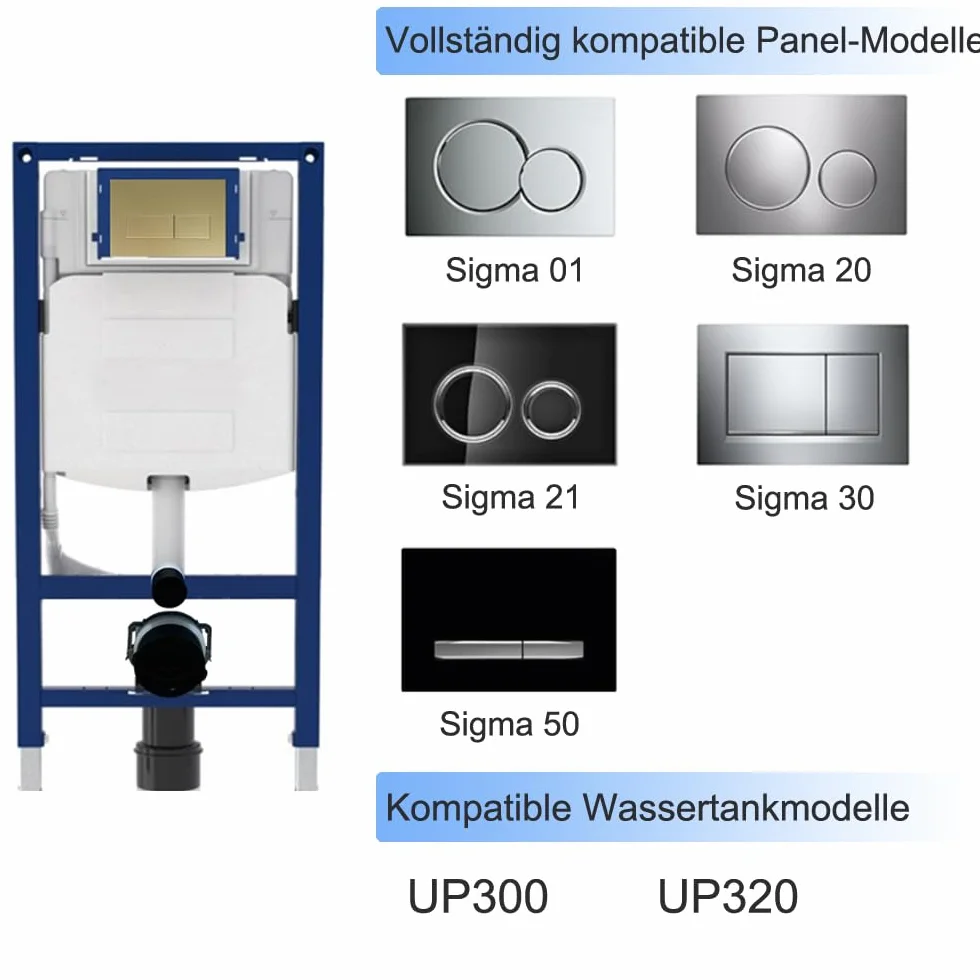 Piastra per WC Geberit Sigma UP300 UP320 doppio risciacquo oro