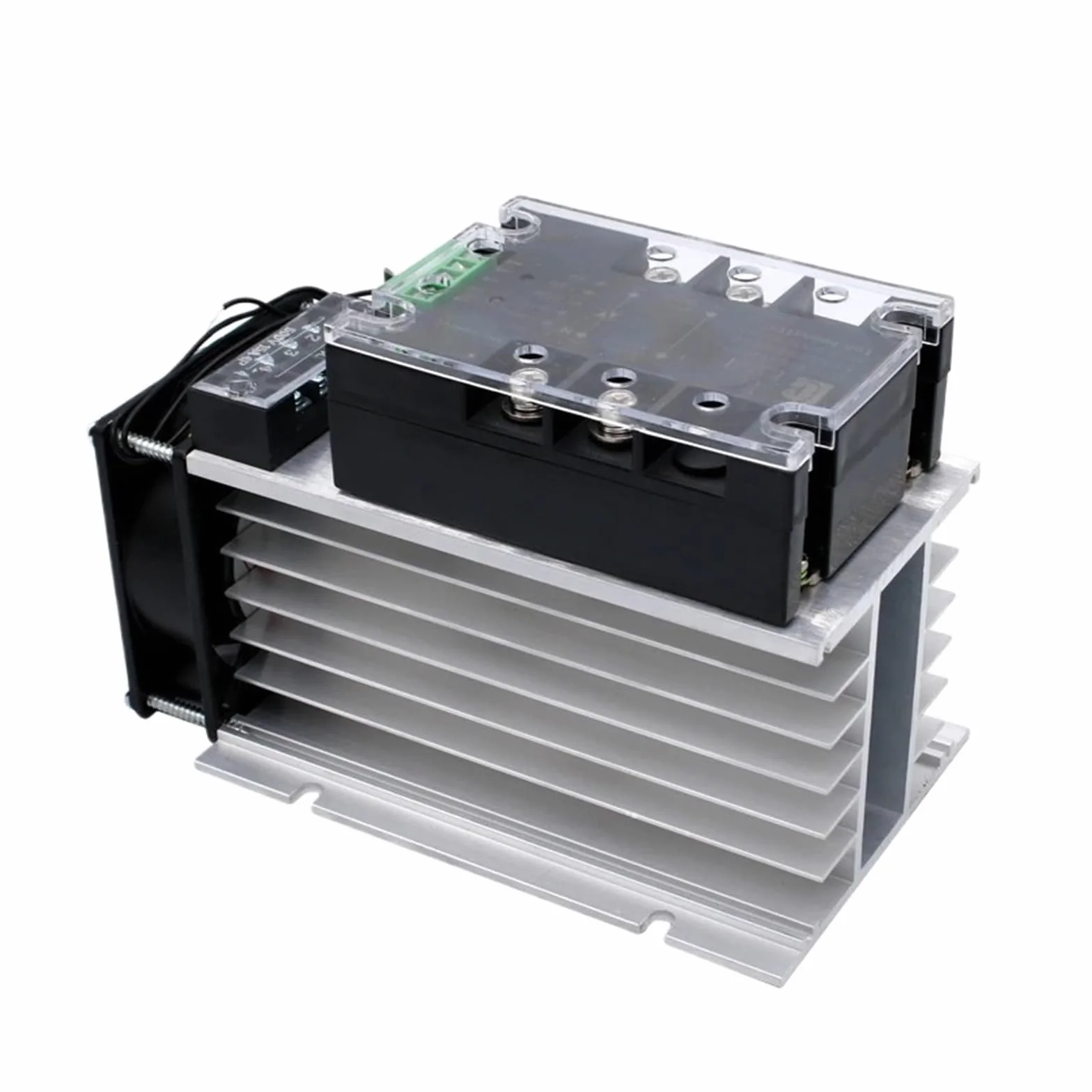 Relè a stato solido Modulo regolatore di tensione CA monofase 220V 380V 150A 180A 200A Modulo regolatore di potenza con isolamento completo migliorato con dissipatore di calore(150A,220V)