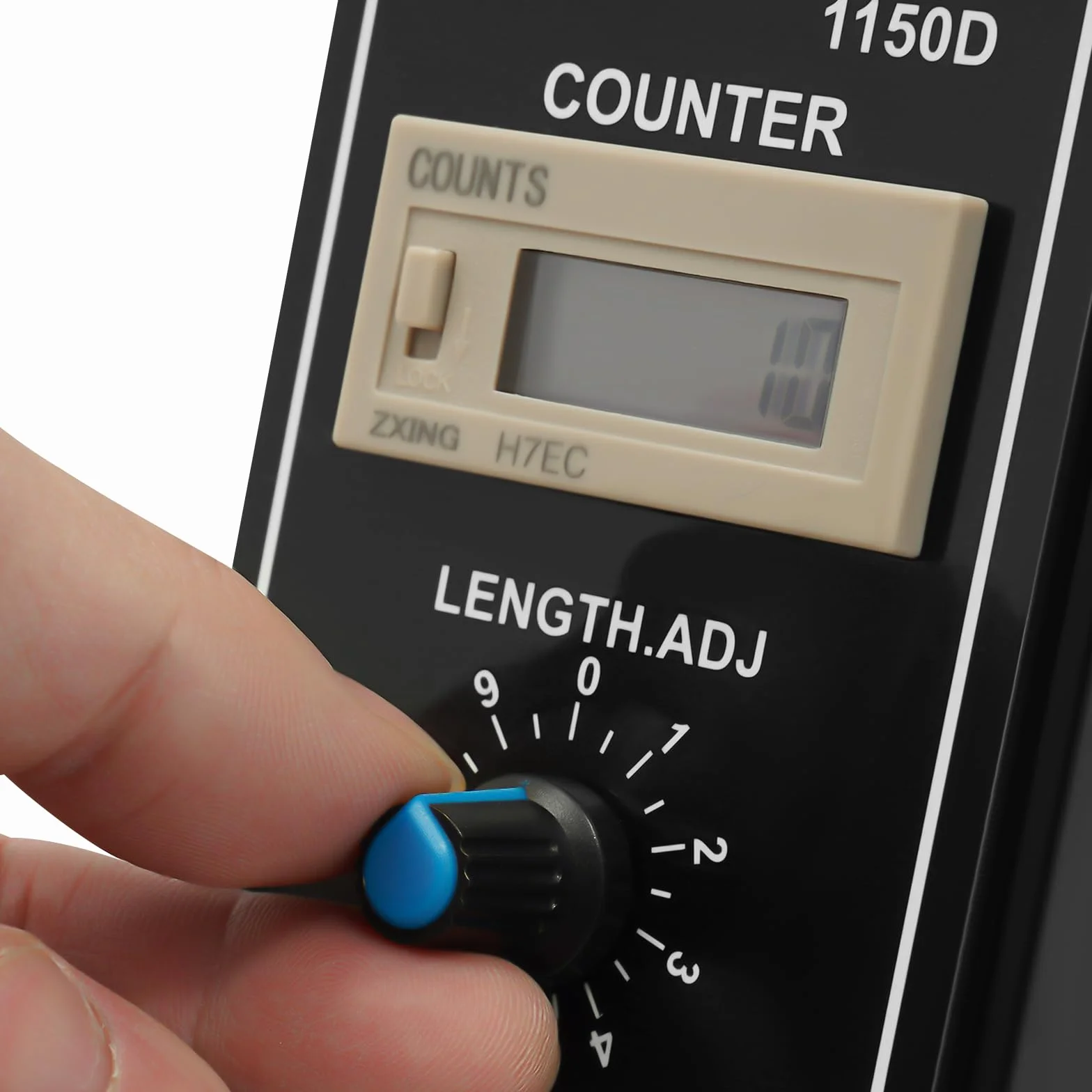 Distributore automatico di etichette con contatore, distributore di etichette regolabile velocità per etichette larghezza 5-140 mm, lunghezza 10-150 mm