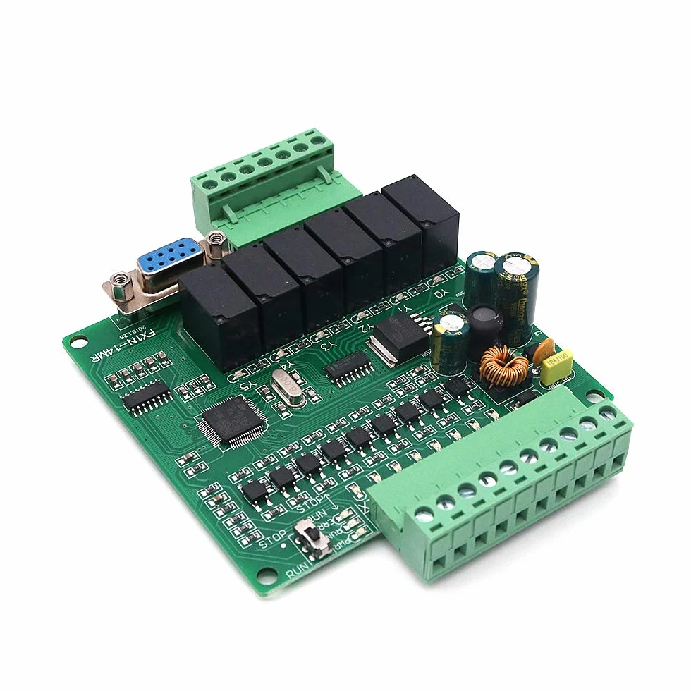 DollaTek DC24V Plc Controller scheda di controllo industriale FX1N-14MR Uscita relè scheda