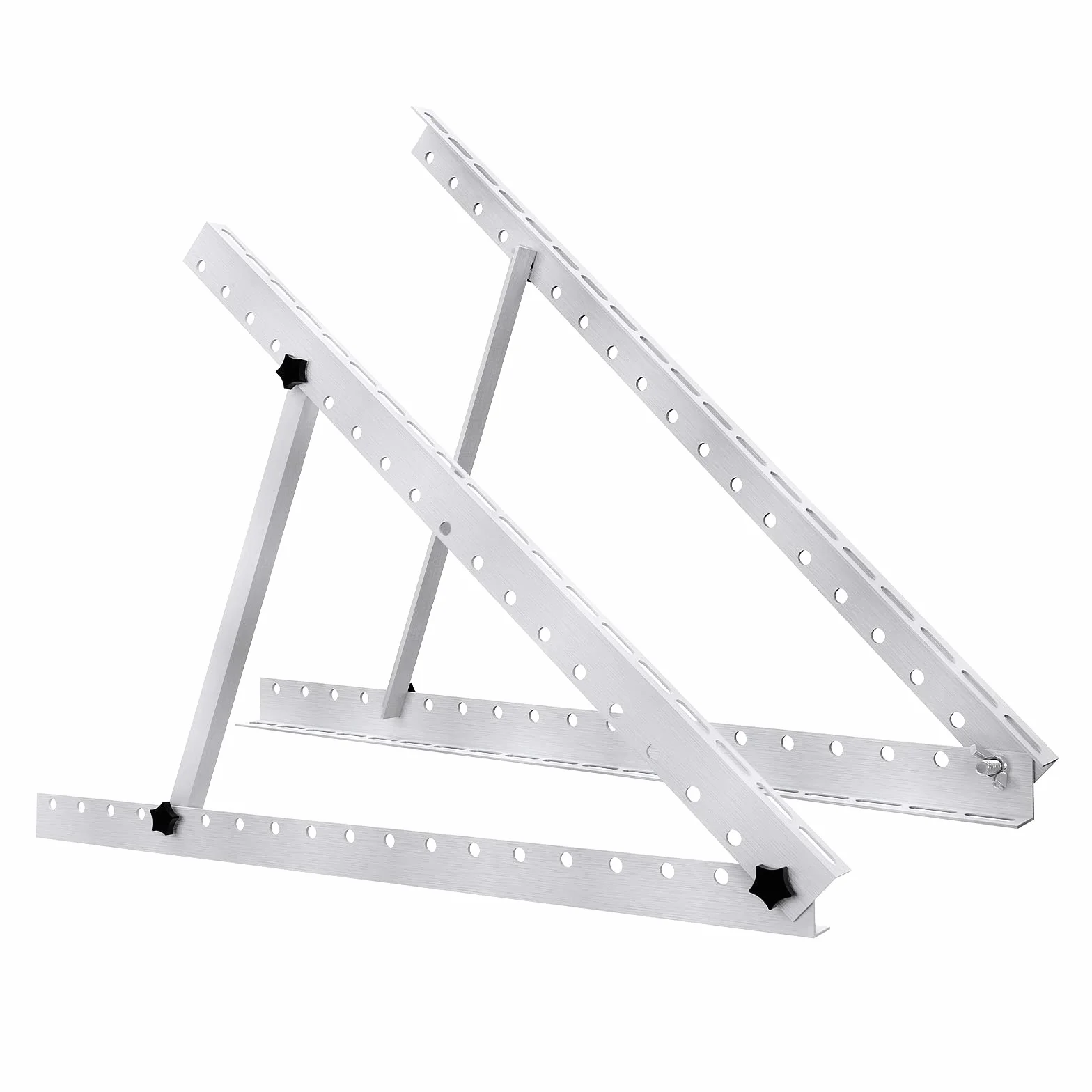 UISEBRT Supporto per pannello solare da 71 cm, inclinabile e pieghevole, per tetto della barca, camper, 2 pezzi