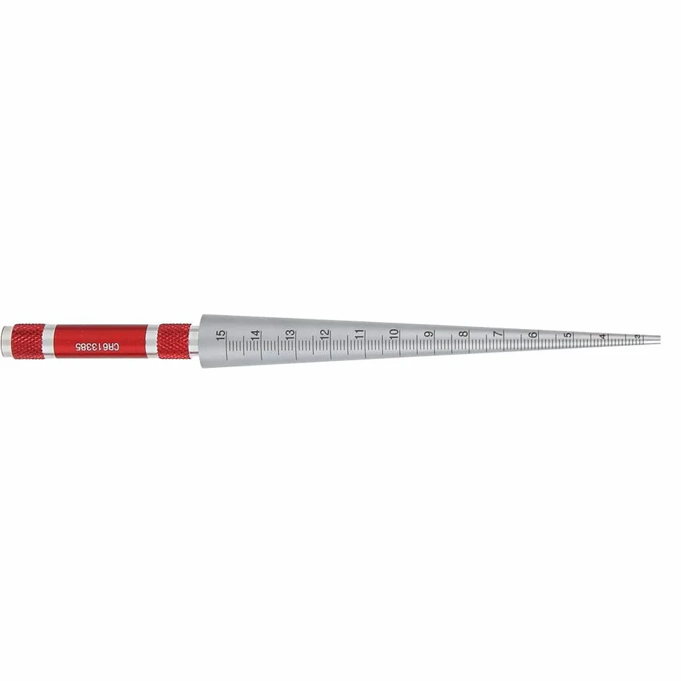 Calibro Conico Foro Calibro Conico Saldatura in Acciaio Inossidabile Righello Calibro Conico Foro, Utensile Manuale Di Misurazione 1-6.5/3-15/15-30/30-45mm(3-15mm)