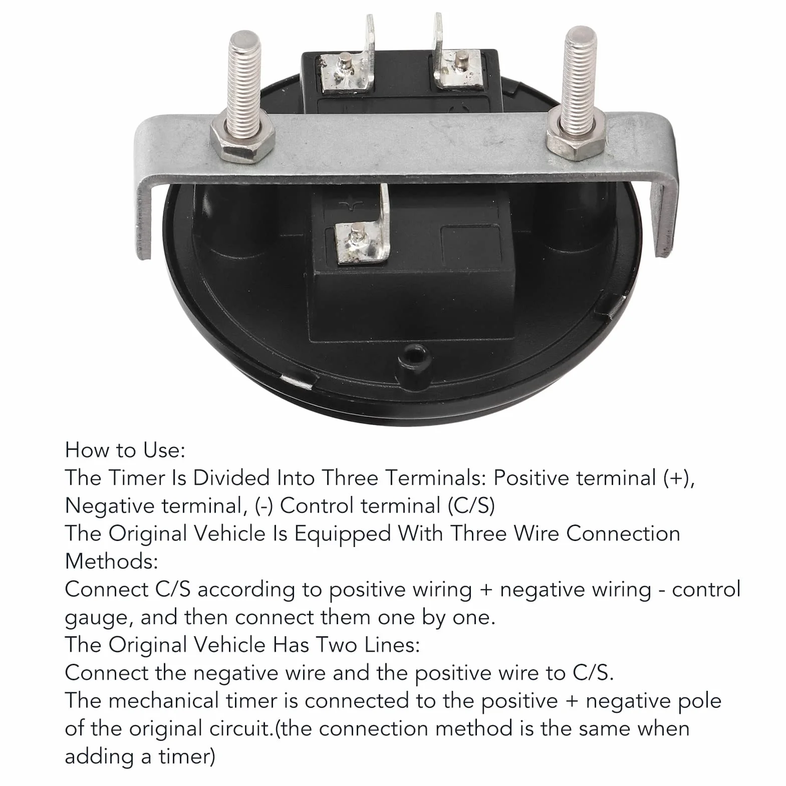Timer Elettronico Remoto Contaore 12V-36V Precisione 0,01H con Chip Integrato per Attrezzature Pesanti