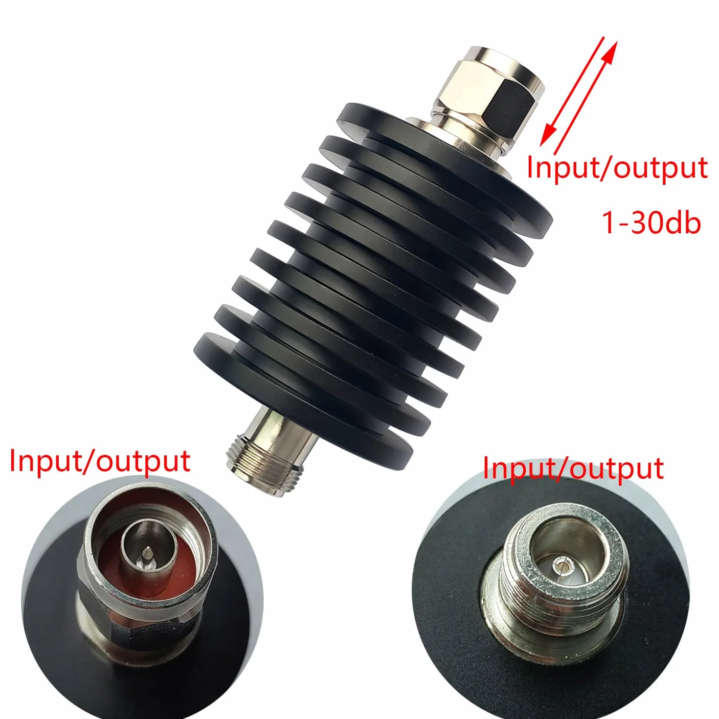 BECEN 30dB 50W DC-3GHz N type Attenuatore fisso Maschio Femmina