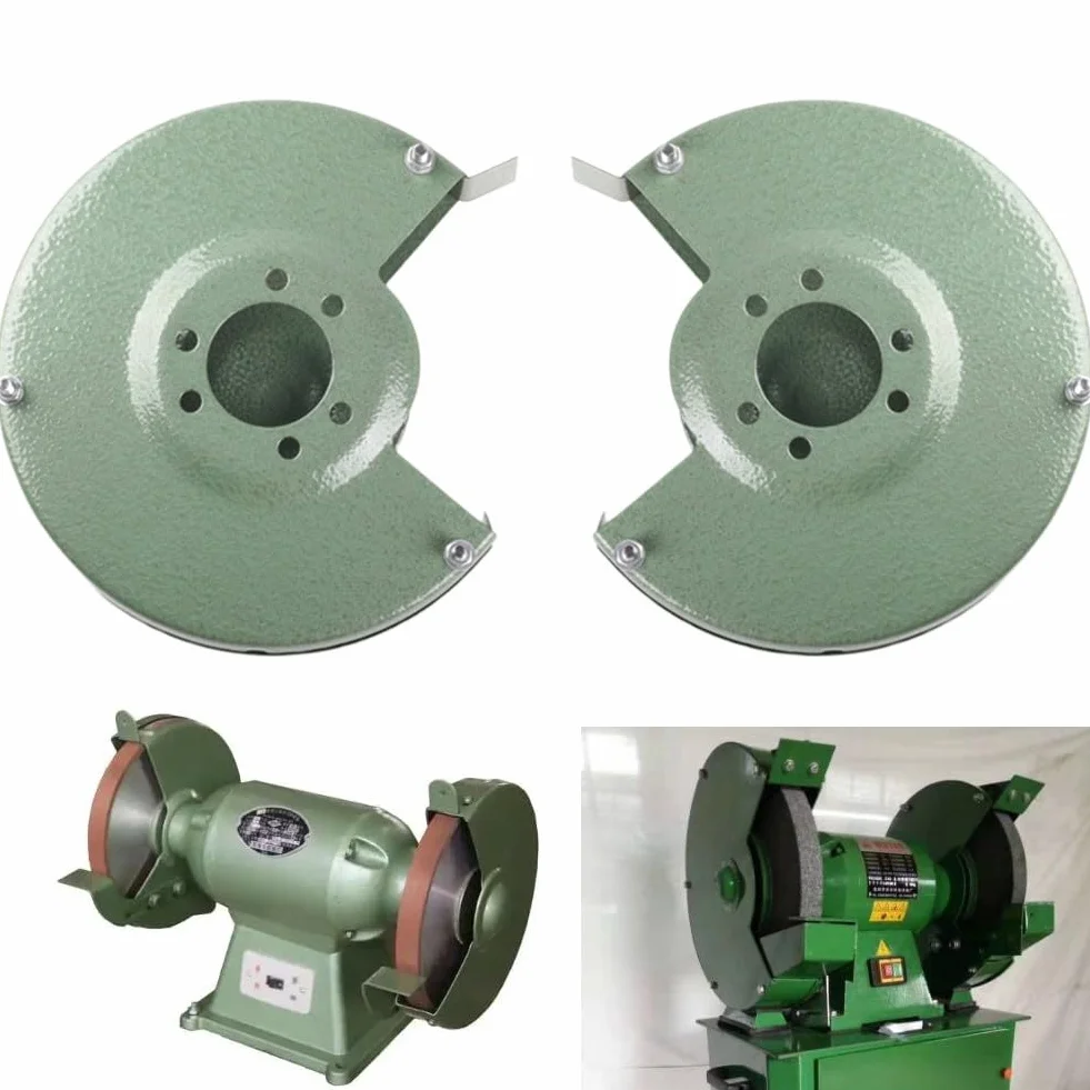 Copertura protettiva per smerigliatrice da banco 15,2 cm, rettificatrice tipo 150, protezione sicurezza, ferro, verde