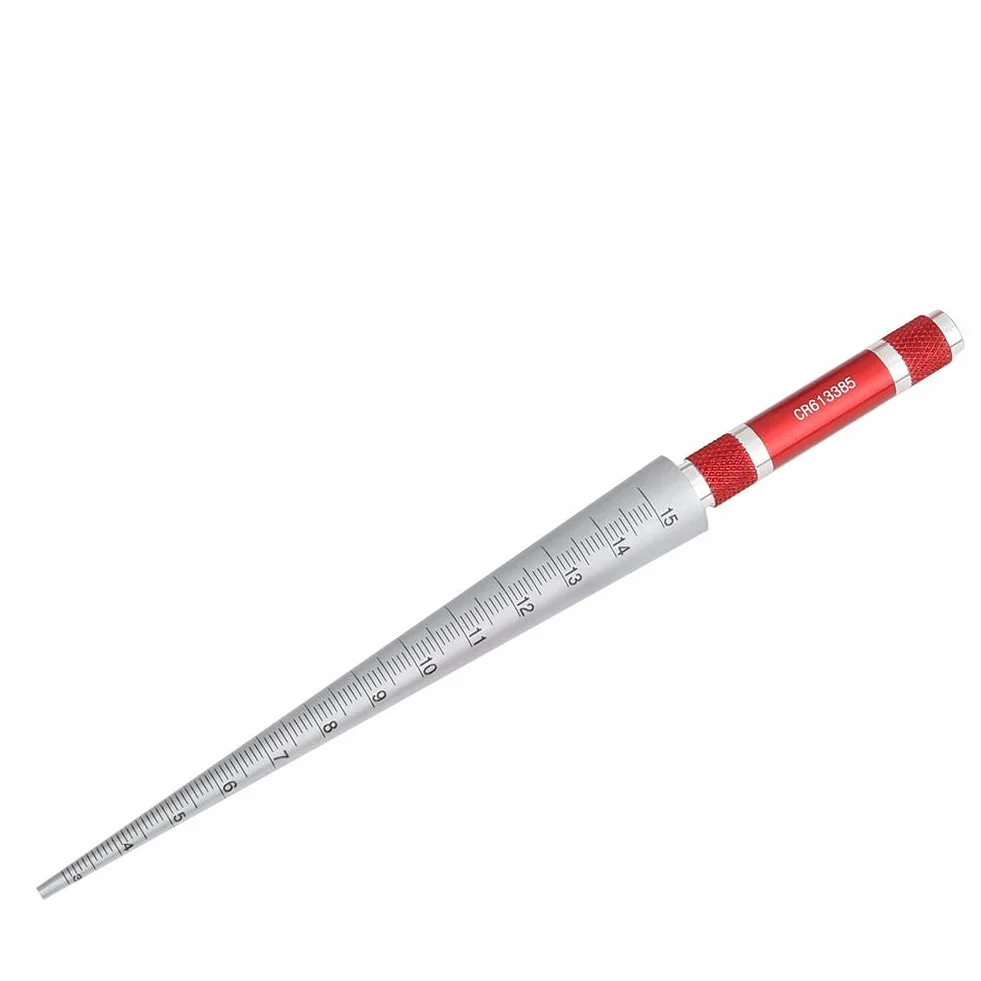 Calibro Conico Foro Calibro Conico Saldatura in Acciaio Inossidabile Righello Calibro Conico Foro, Utensile Manuale Di Misurazione 1-6.5/3-15/15-30/30-45mm(3-15mm)