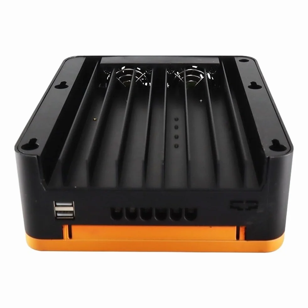 Regolatore di carica MPPT 12 V/24 V solare con display LCD e doppia USB per camper, sistema off-grid 30 A (40 A)