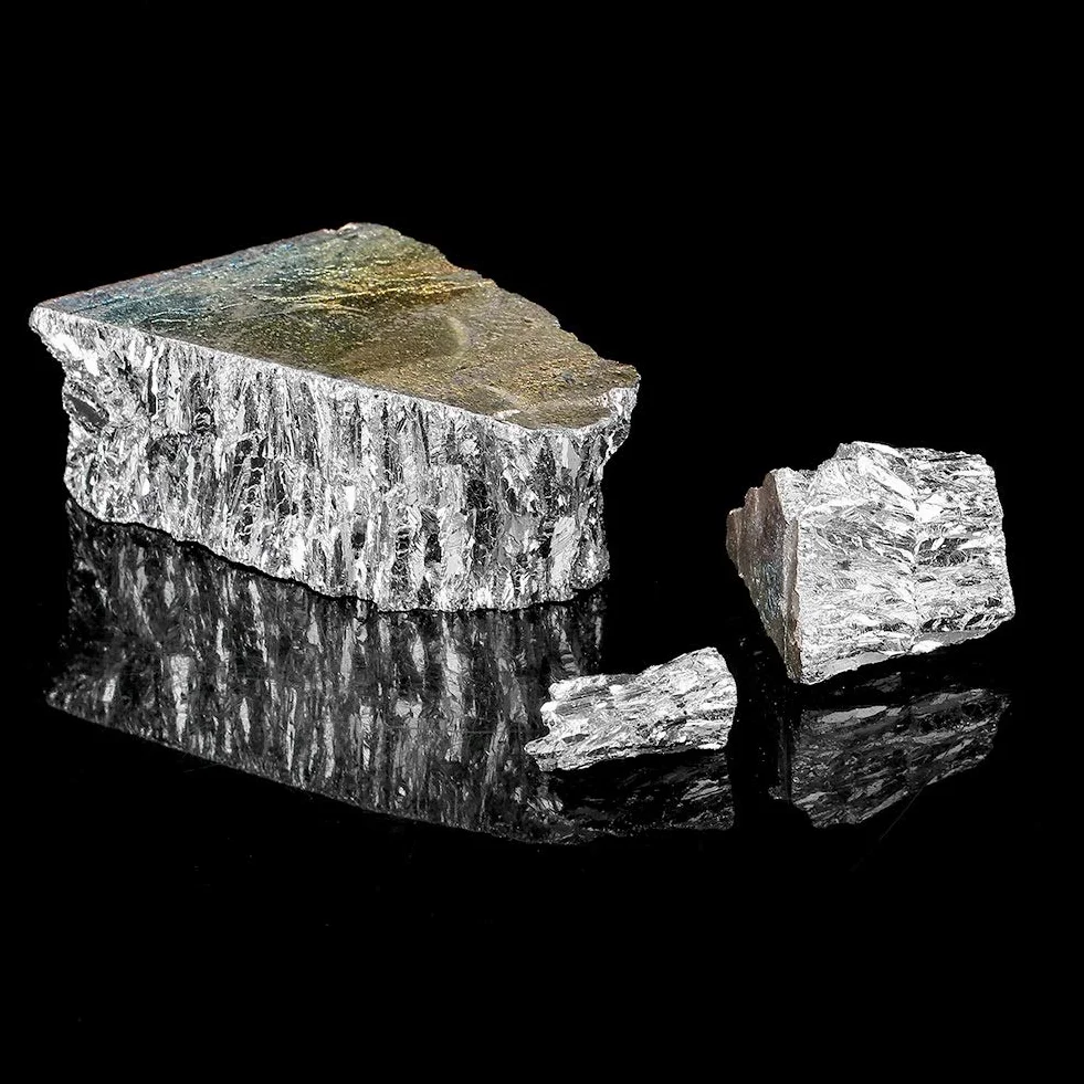 Bismuto Ingot- metallo Lingotto Chunk 99,99% Geodes puro cristallo for la fabbricazione Cristalli, esche da pesca e Arte (1000g)