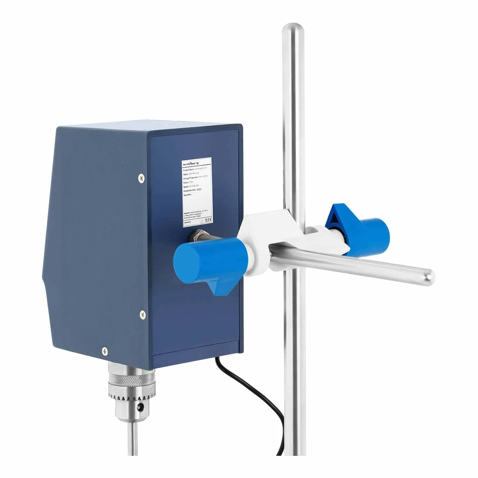 Steinberg Systems Agitatore Meccanico Agitatore da Laboratorio SBS-MR-2500 (230 V, 60 W, 2.500 giri/min, 0-9.999 min, 20 l)