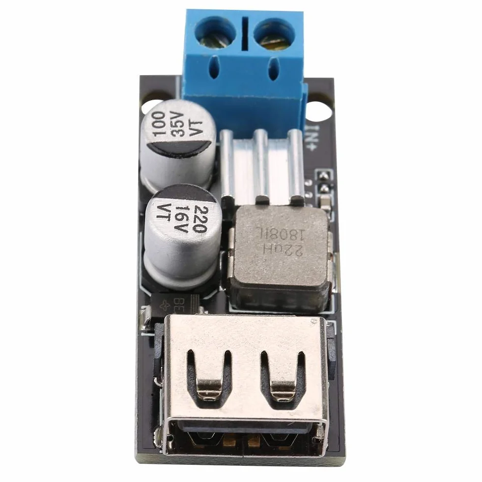 Modulo di tensione DC-DC 12V 24V 6V-32V a 5V QC 3.0 Convertitore di tensione USB