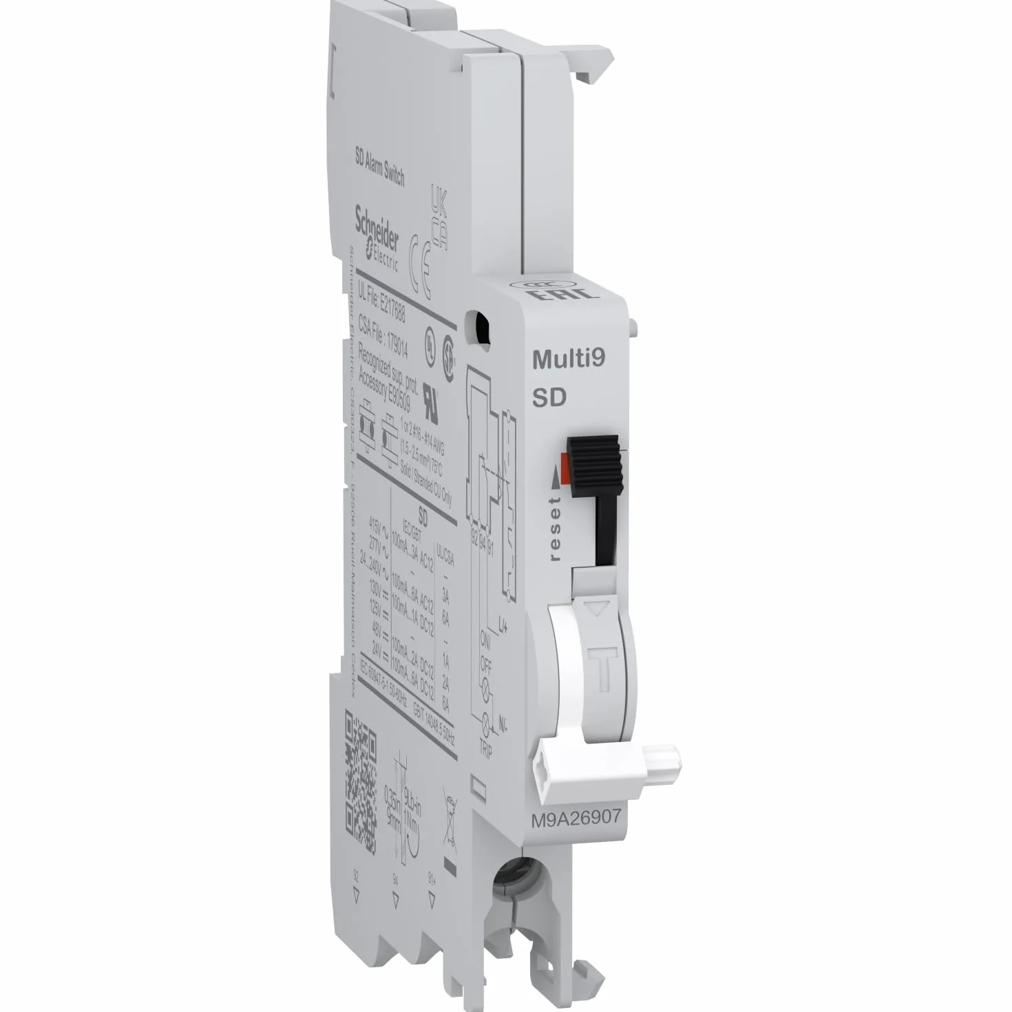 Contatto ausiliario SD Multi9 Schneider Electric - 100mA a 6A - AC/DC