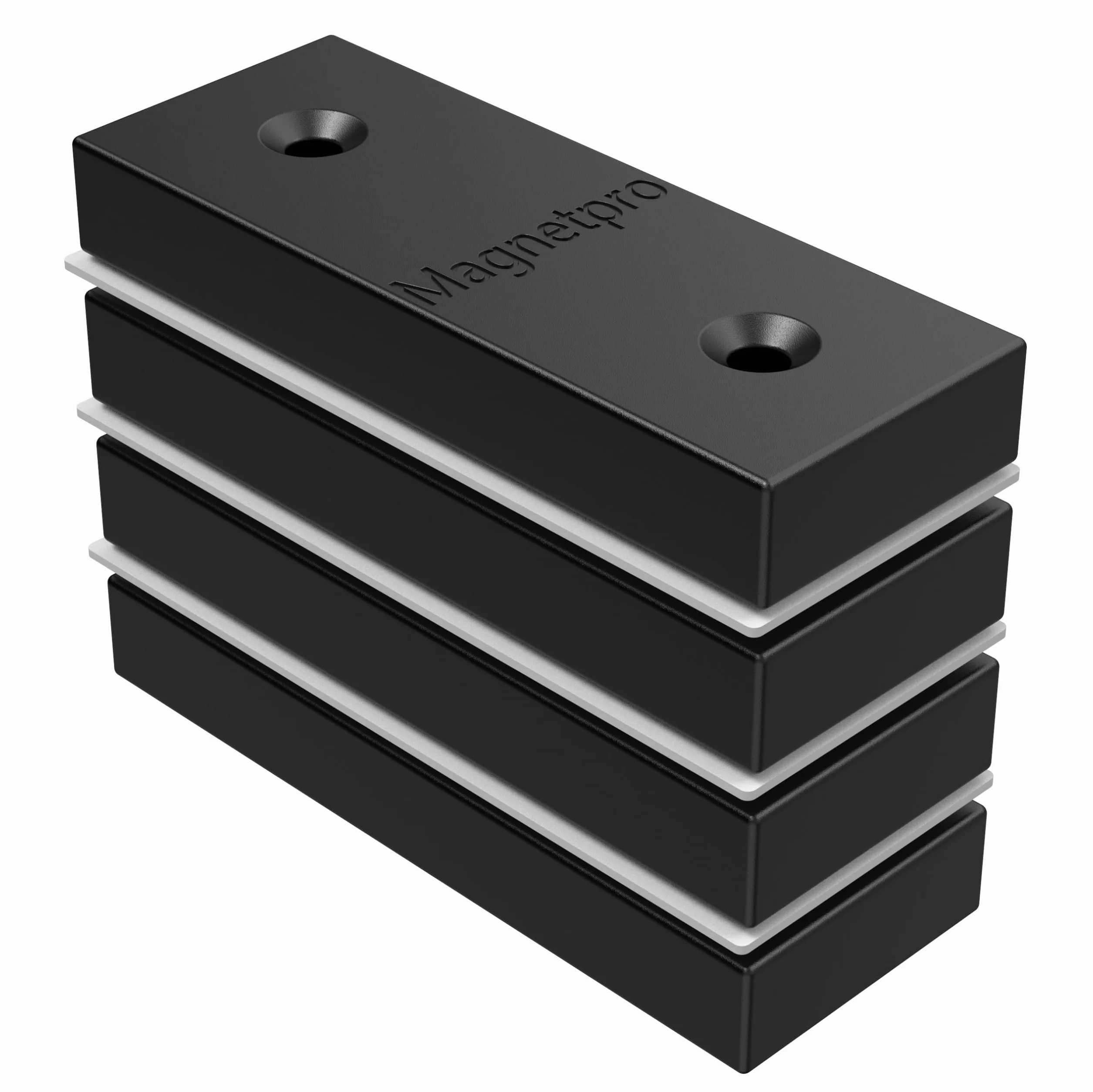 Magnetpro Magneti Rettangolari Rivestiti in PP 9,1 kg 5,1 x 1,9 x 0,8 cm Antiruggine Impermeabile