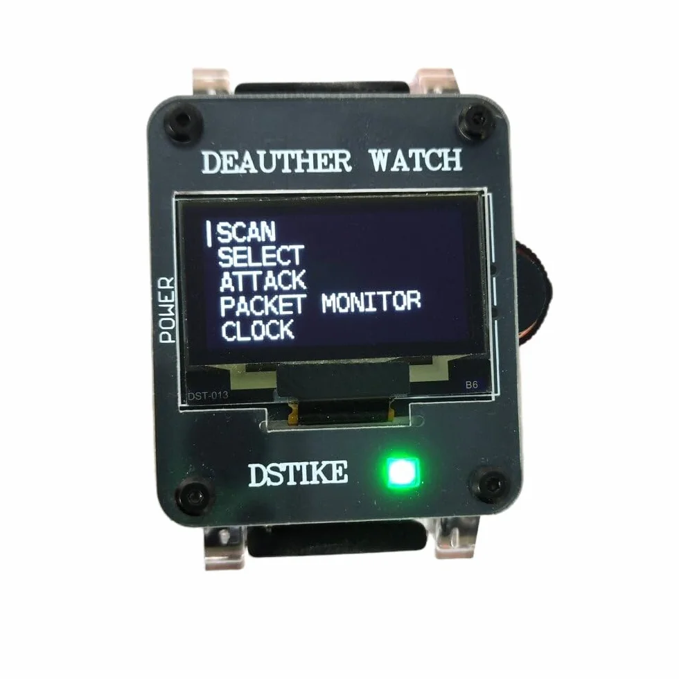 VIDOO Orologio ESP8266 WiFi Tester Batteria 500mAh Smart Watch Sviluppo Portatile 1,3 Pollici per Apprendimento Programmazione