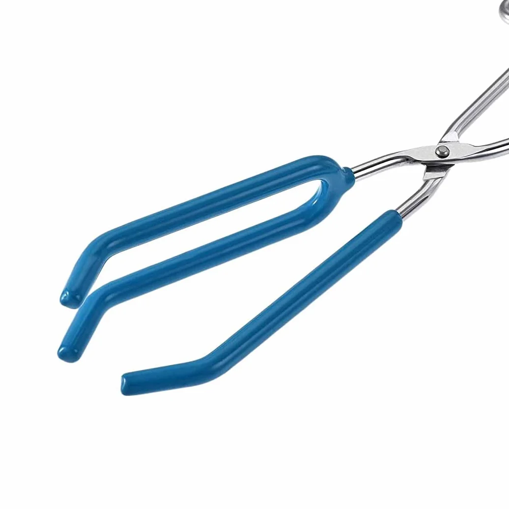 Pinza per Becher da Laboratorio 3 Poli Pinze per Clip per Becher da Laboratorio nel Acciaio Inossidabile Strumento per Clip di Sicurezza Strumento per Scienze