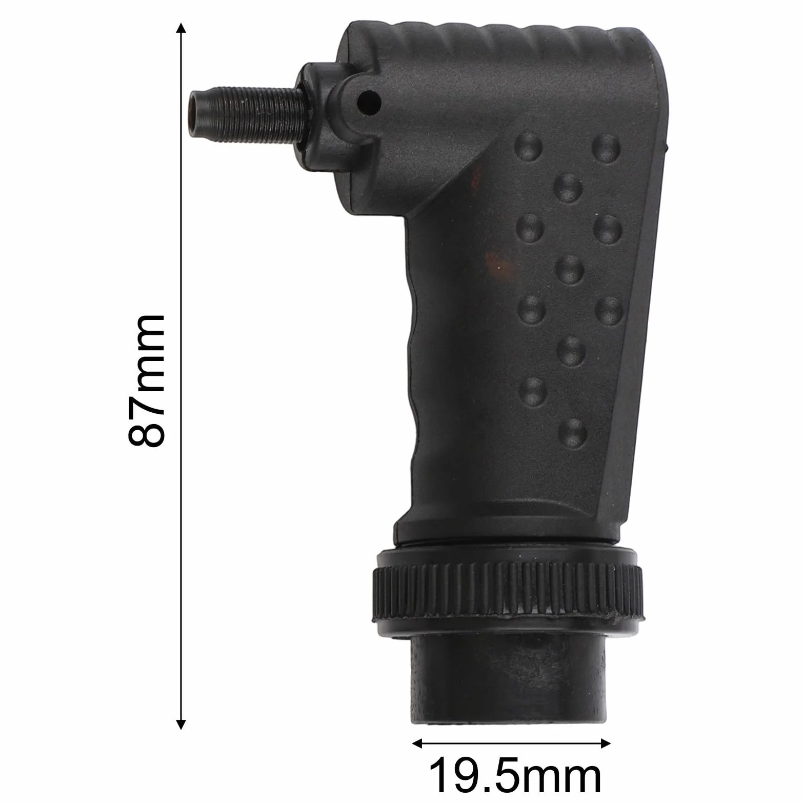 Adattatore per utensili rotanti ad angolo retto compatibile con Dremel in metallo e plastica per prestazioni affidabili nelle applicazioni di rettifica