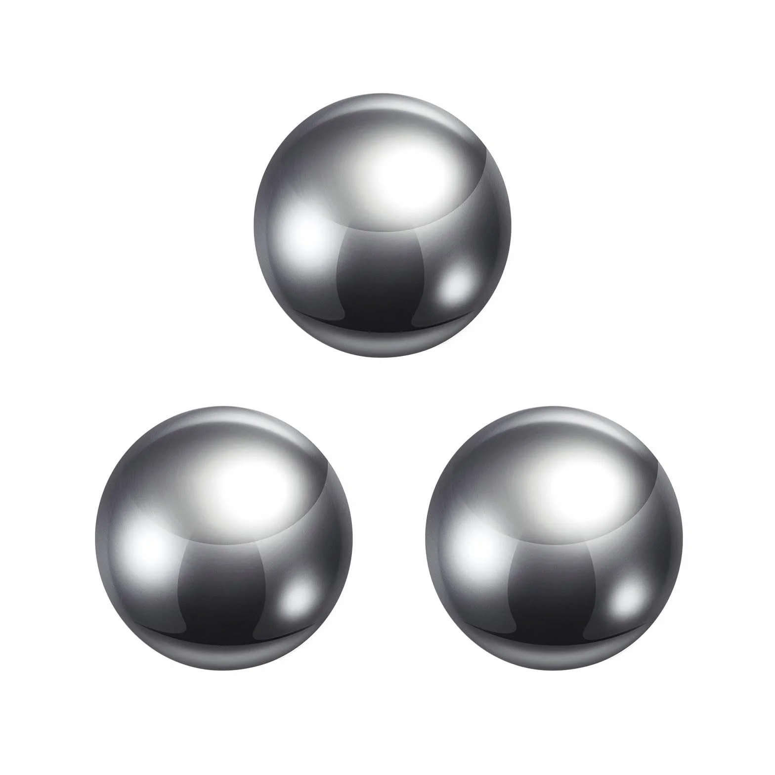 3 sfere di precisione in acciaio inox G200 201, diametro 24 mm, per cuscinetti