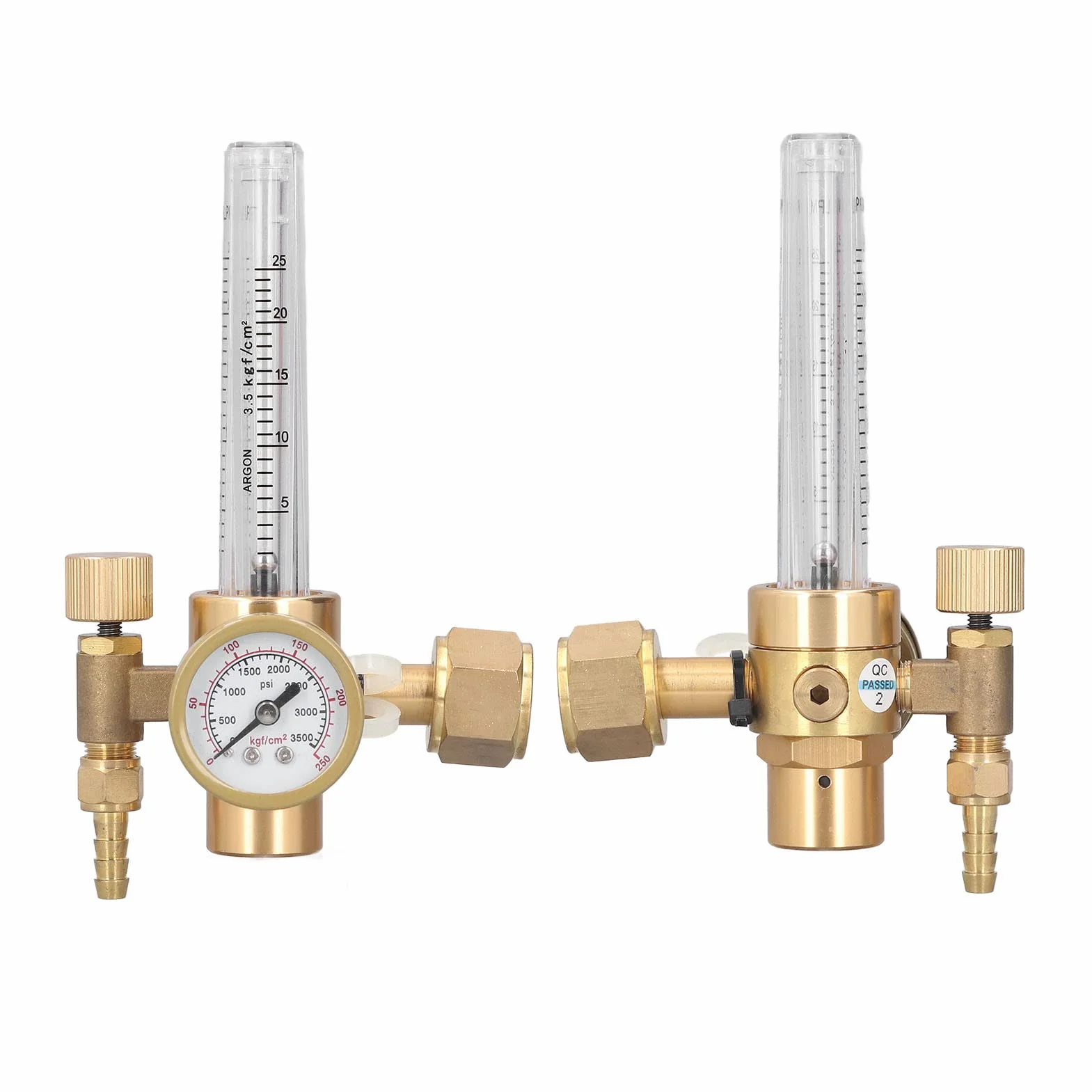 FILFEEL Regolatore di Gas di Saldatura, Carrello di Saldatura Regolatore di Gas MIG CO2 Accessori per MIG 0-3500PSI 0-25 Lpm per Ad Argon