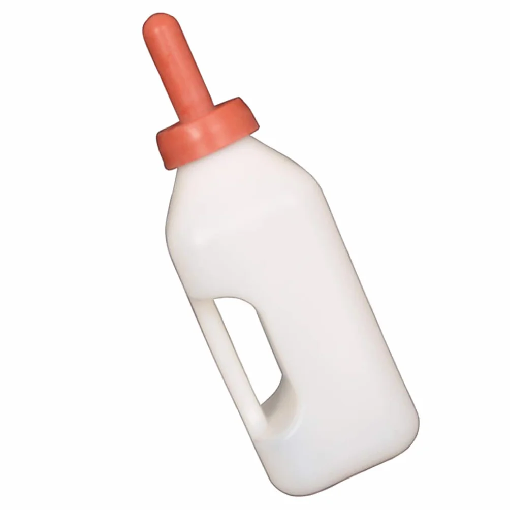 #N/A Biberon per Mungitura Vitelli da 2 L con Manico + Capezzolo in Gomma di Ricambio