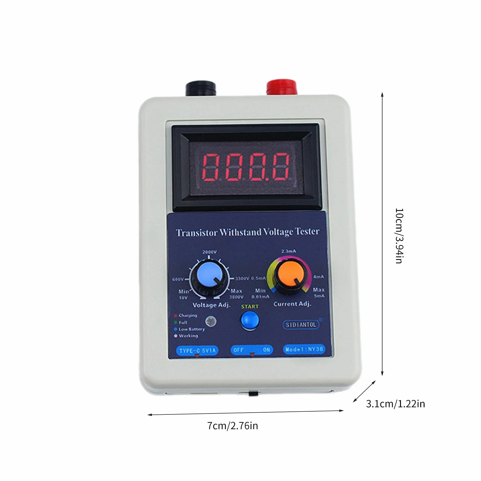 0-3800V IGBT Meter Transistor Tensioni Tester Diodo Triodo Transistor Resistere Tensioni Strumento di Prova