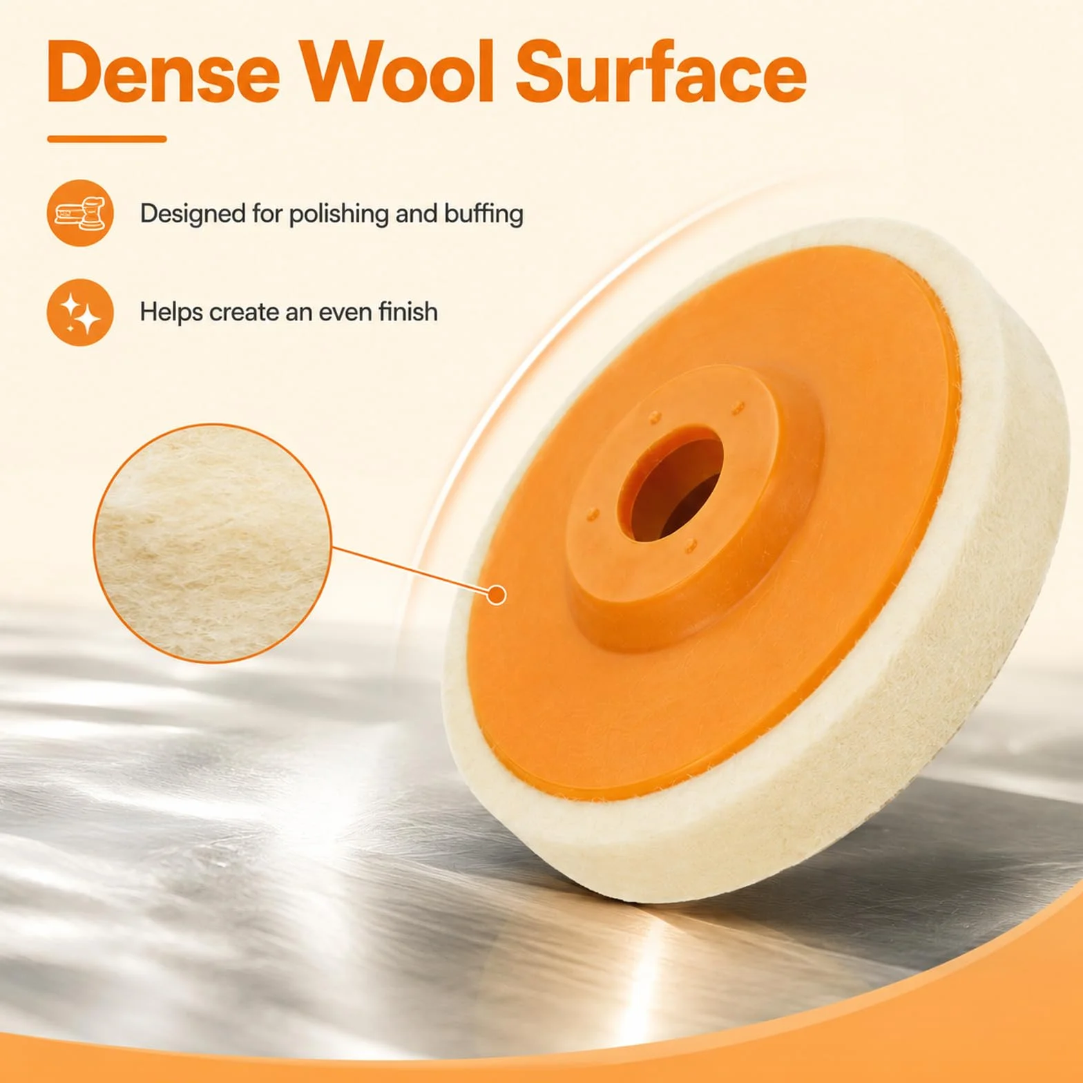 JMIATRY 6 pezzi Dischi Per Lucidare Marmo 125mm, Dischi Per Smerigliatrice, Disco Per Legno Smerigliatrice Per Lucidatura Vetro, Ceramica, Plastica, Gioielli, Metallo, Marmo