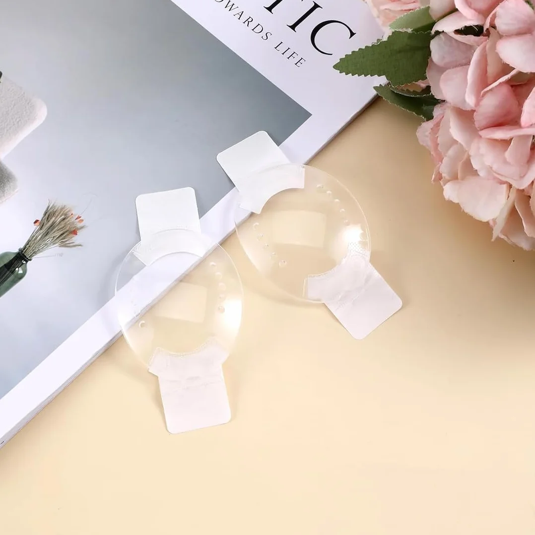 8 pezzi trasparenti per gli occhi Protezione per Gli Occhi Dopo in Plastica con Cavo Regolabile Maschera trasparente per gli occhi per Protezione Occhi