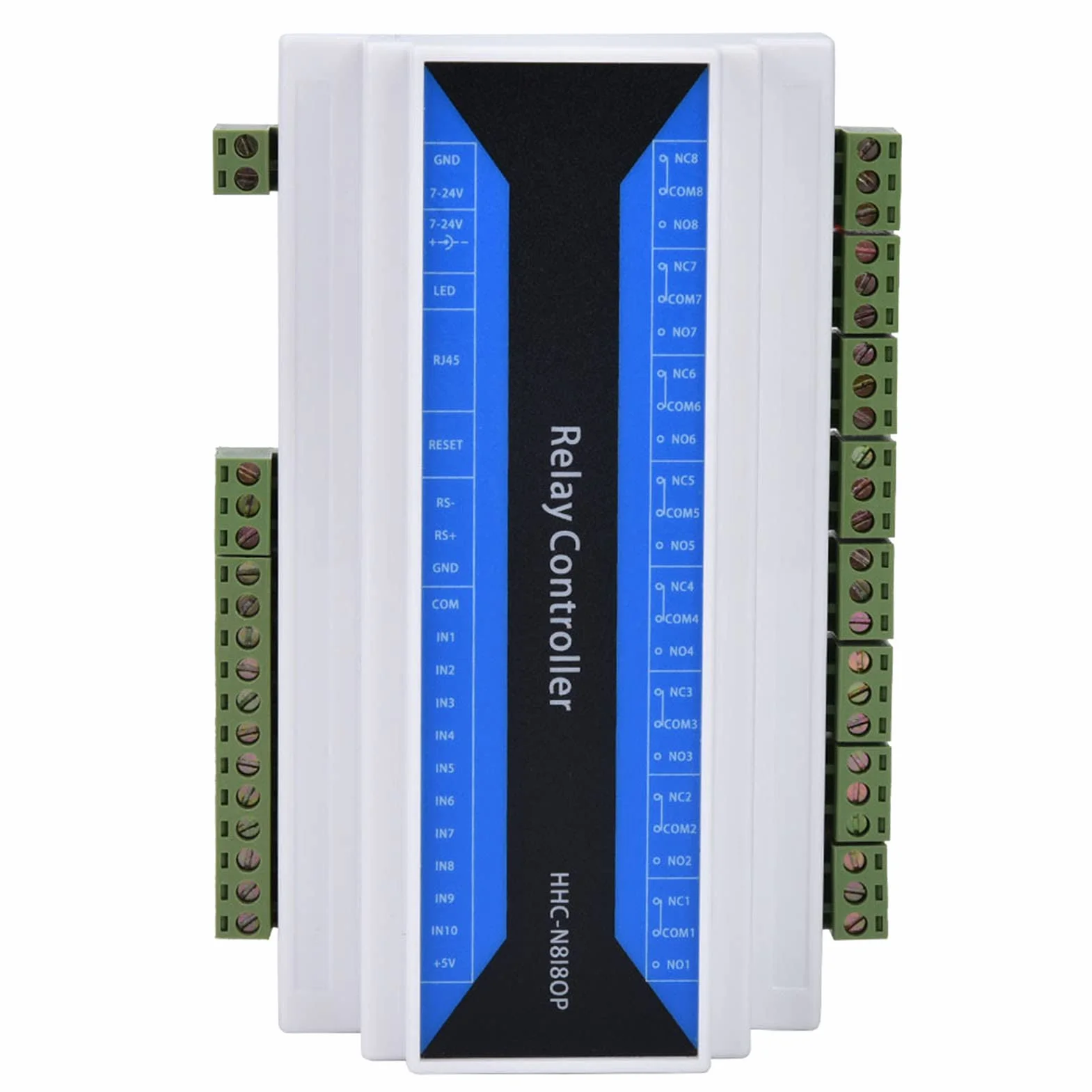 Modulo relè a 8 canali, Modulo relè da Ethernet a RS485, Modulo relè di rete con interruttore di controllo remoto per rete industriale
