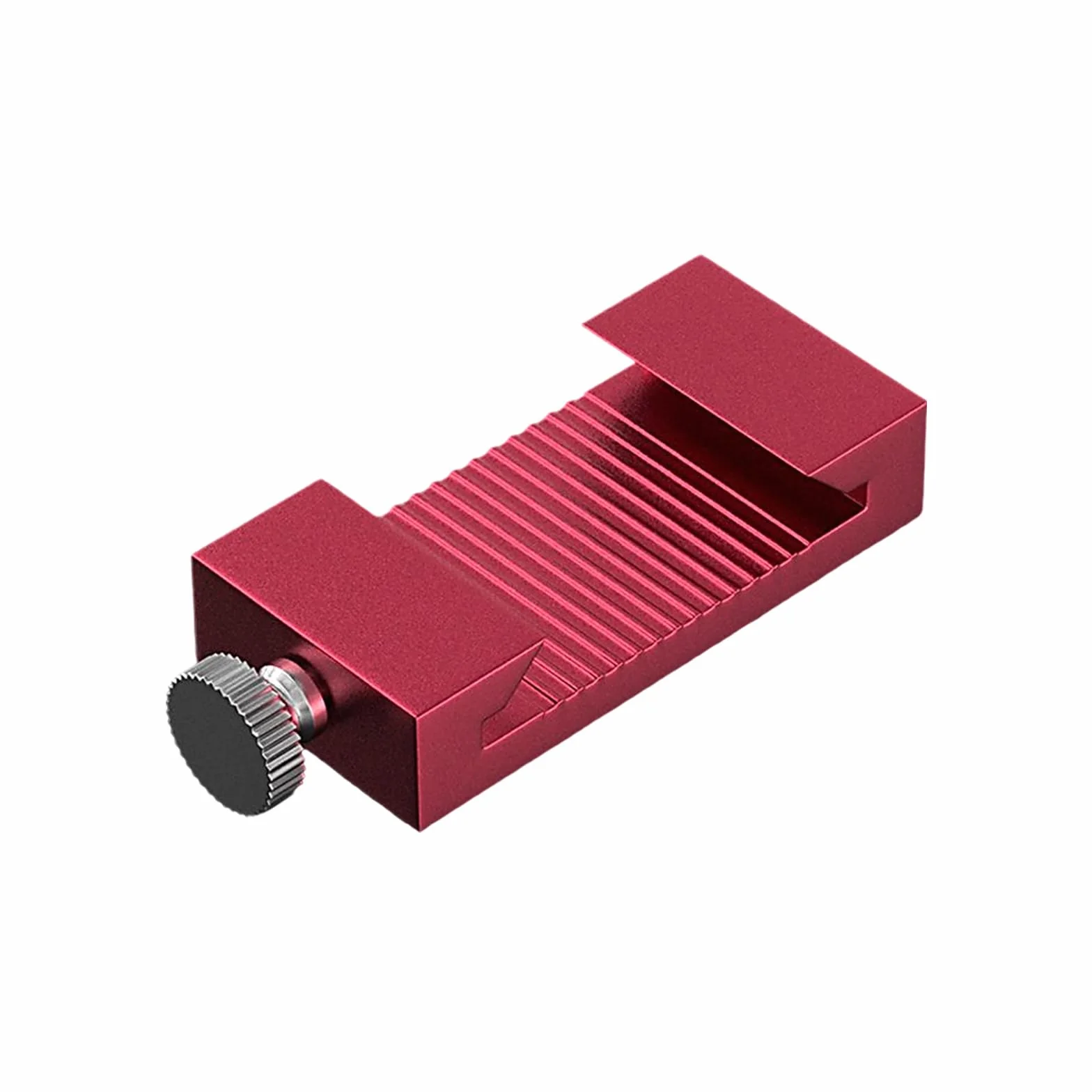 Dispositivo di bloccaggio per la regolazione dell'acciaio ad alte prestazioni compiti di marcatura accurati in cantieri e in alluminio righello Stopper Ingegneria Laboratorio.