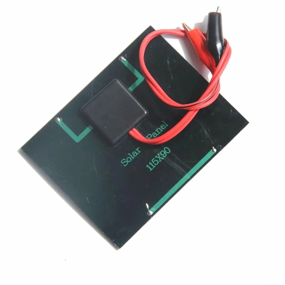 Pannello solare 12V 1,5W 115x90mm polisilicio mini celle portatili fai da te