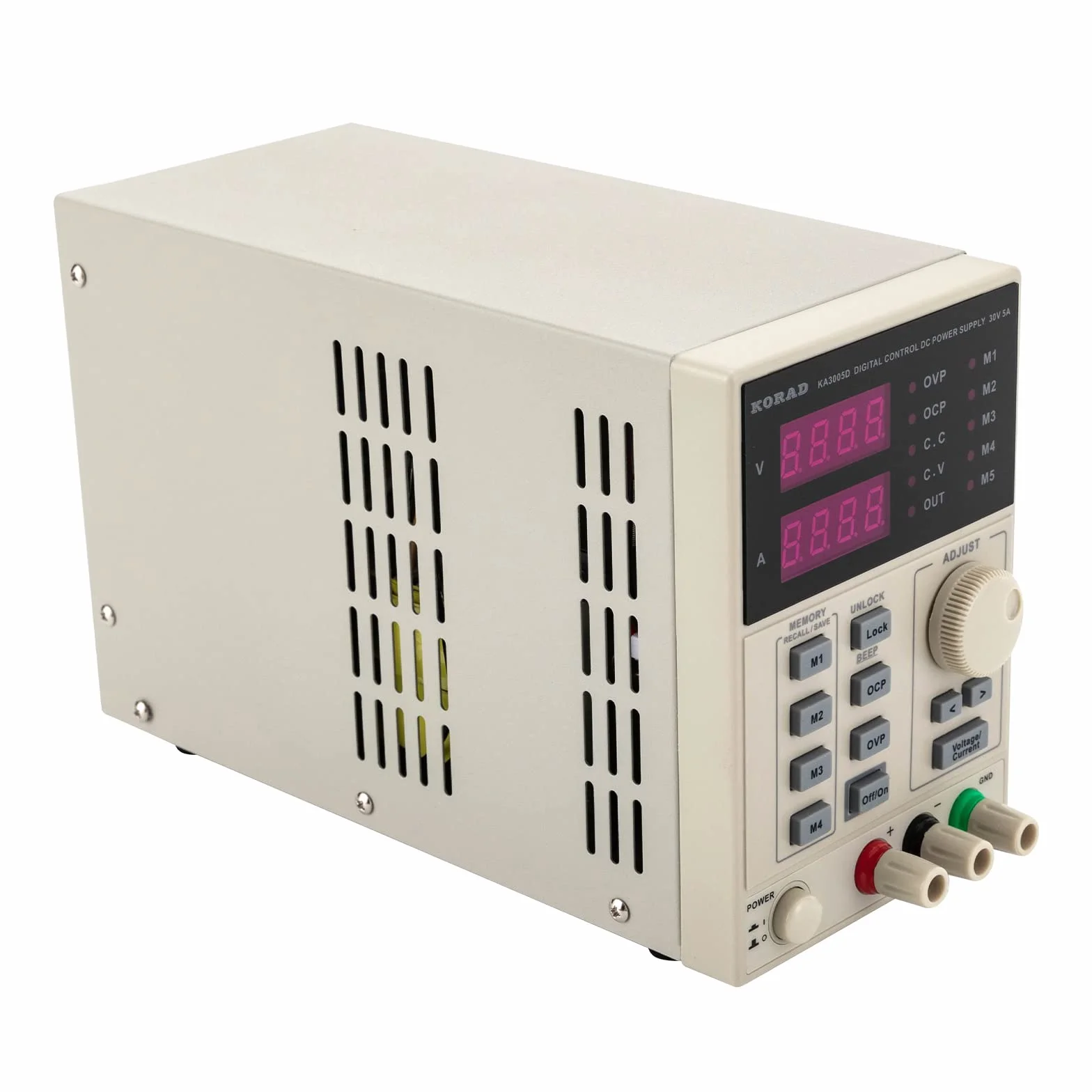 Fonte di programma DC 0-30 V, 0-5 A, programmabile, corrente costante/tensione costante, alimentatore da laboratorio con indicatore LED ad alta precisione, per laptop, telefoni cellulari, rasoi