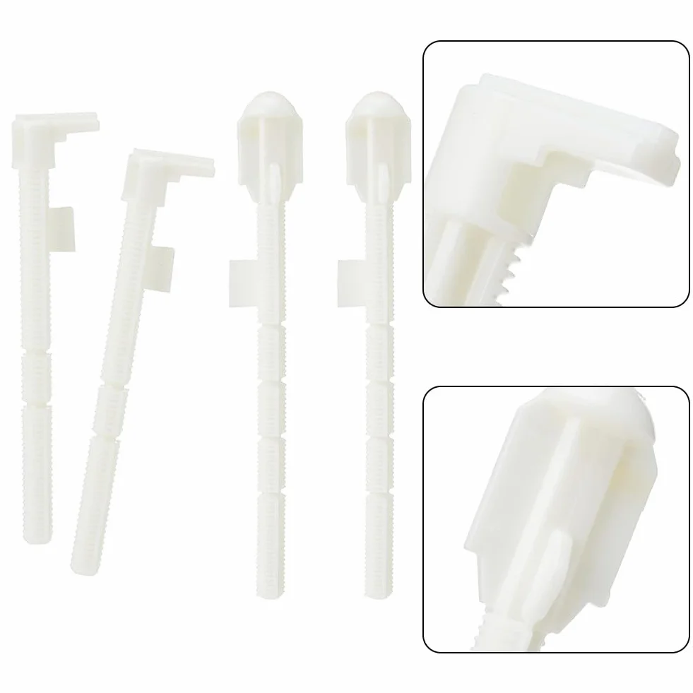 Kit asta di scarico barra attuatore per Geberit 241874001 Sigma01/20/50 ABS bianco 140 mm