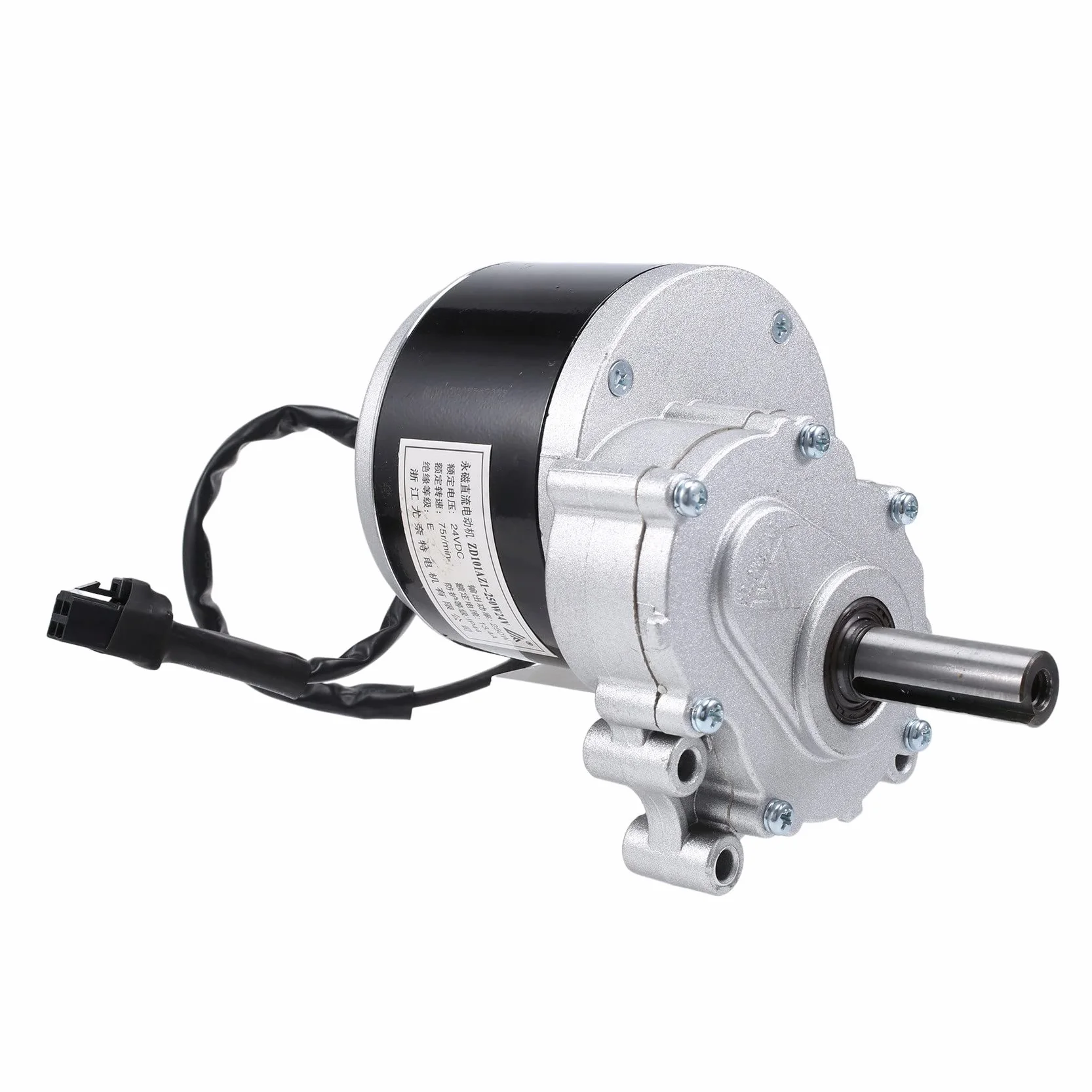 Motore un Spazzole 250 W 24 V 75/Min 44 Mm 17 Mm CC per Sedia a Rotelle
