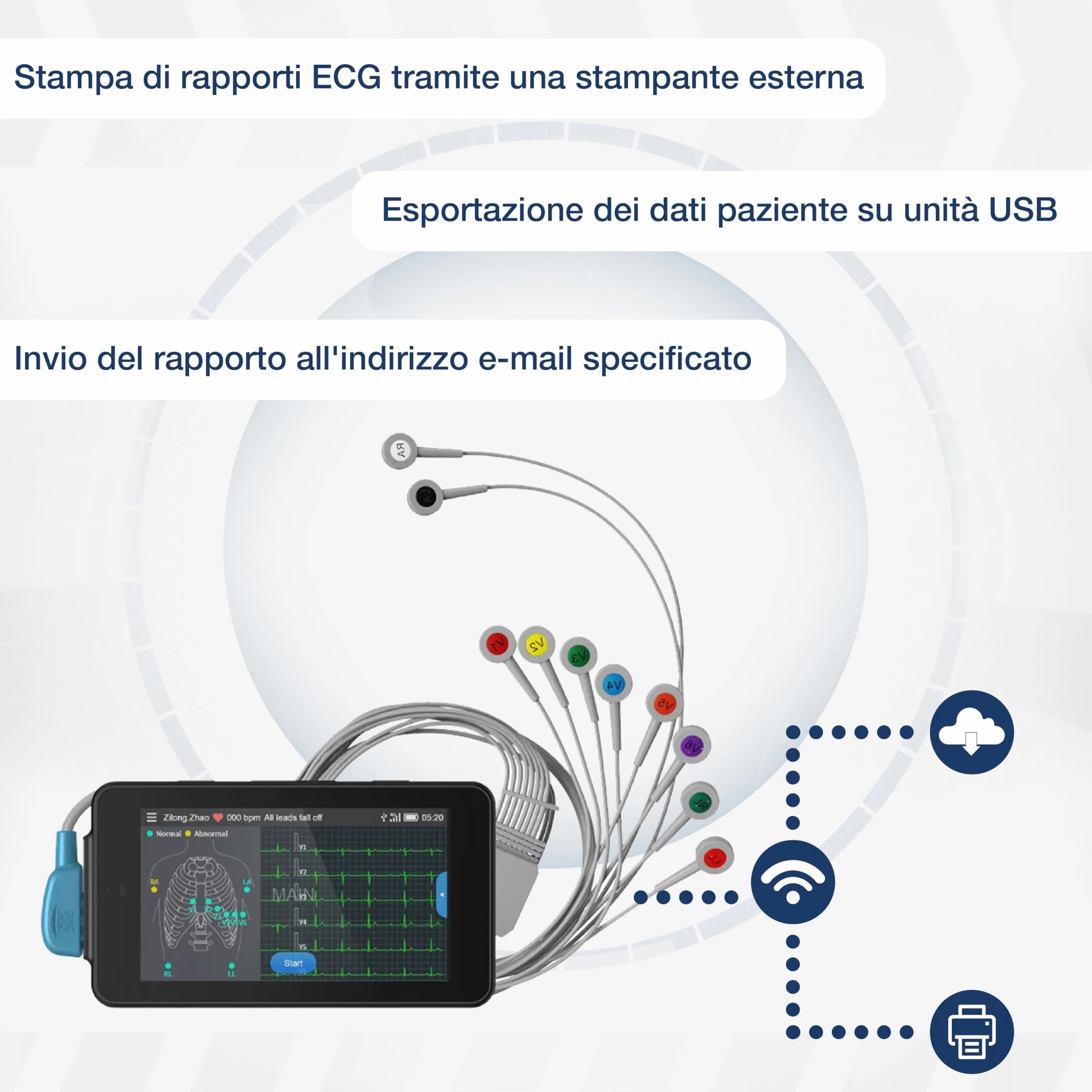 "PX31" MONITOR ECG TASCABILE PCECG-500