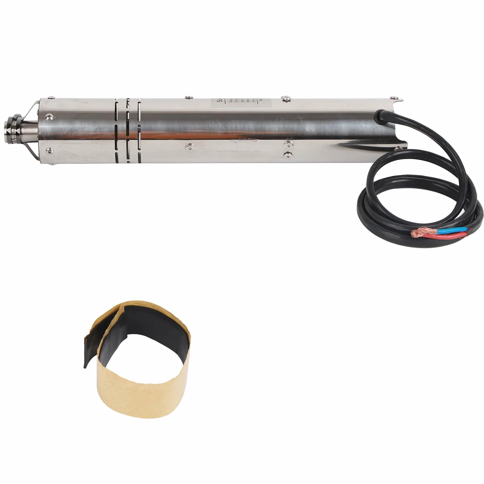 Pompa Sommersa Senza Spazzole, Pompa Sommersa Kit Pompa per Pozzo Profondo CC Solare 12V Pompa Acqua Senza Spazzole a Grande Portata Magnete Permanente Elettrico, Pompe di