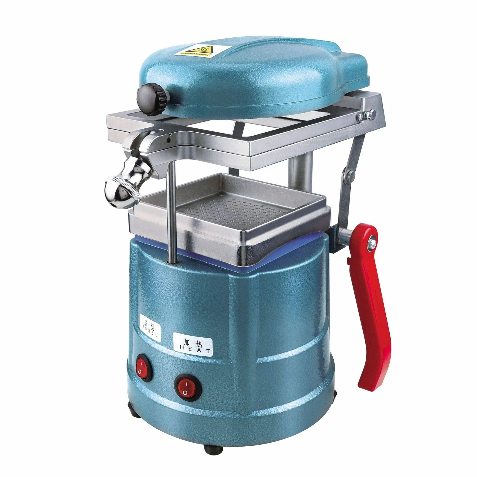 Dental Vacuum Forming Machine, valori di laboratorio termoformatura, 25 × 21 × 30 cm, materiale regolabile per sollecitazioni pesanti 800 W