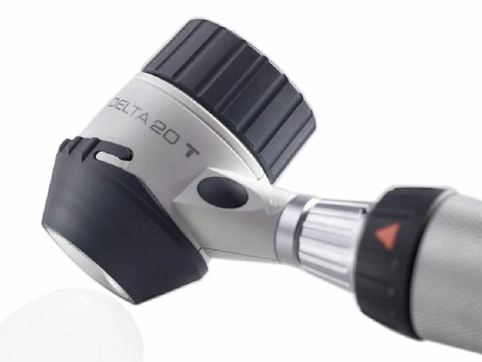 Gima Heine Delta 20T K-262.10.118 Dermatoscopio a LED 2.5V per Immersione e Polarizzazione