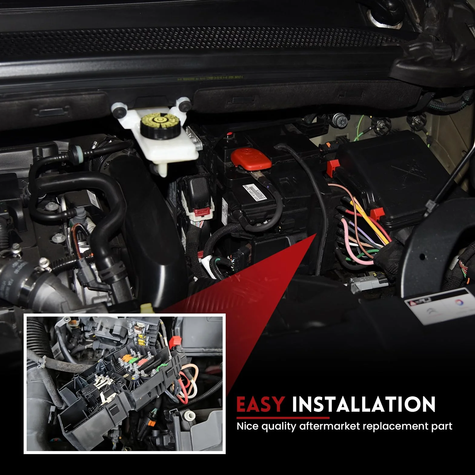 Modulo di Tensione Scatola Fusibili ZEALfix 9675350380 Compatibile con Citroën C4 Grand Picasso, C4 Spacetourer, Peugeot 308, 308SW, 3008 II, 508 II