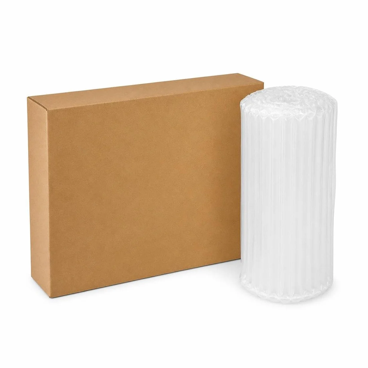 Scatola di Cartone Ondulato Doppia Onda per Spedizione e Strumenti Musicali, Protezione Anti-Pressione e Anti-Caduta, Cartone con 5 metri di pluriball, 110 * 40 * 15