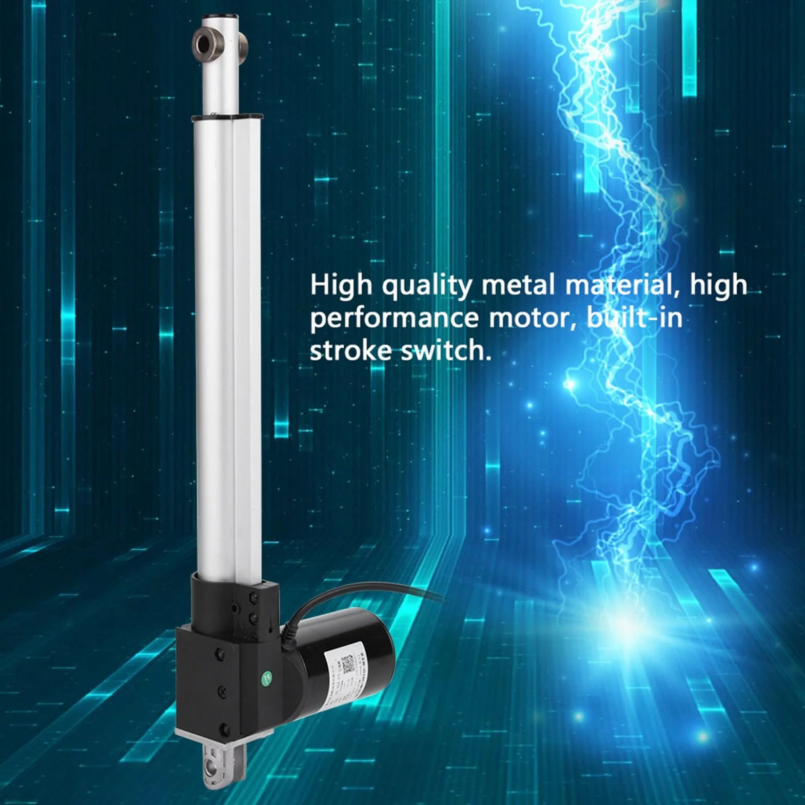 Motore elettrico DC 12V per attuatore lineare 6000N con corsa massima per automobile medica(400mm)