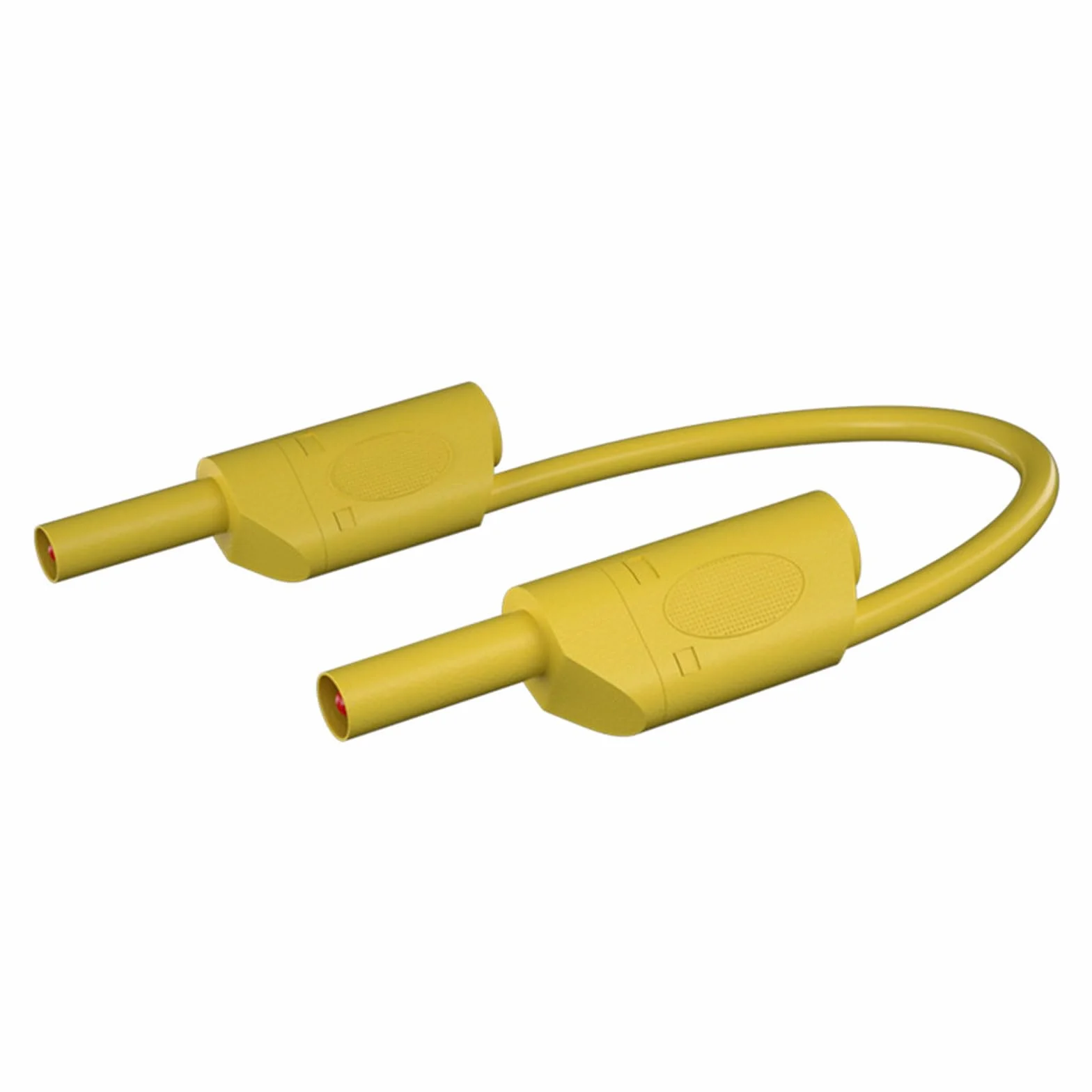 Cavo di prova flessibile in silicone, 5 pezzi, connettore a banana da 4 mm, set di cavi multimetro da 1 metro con design di sicurezza per l'uso con multimetri, cavo di prova per apparecchiature di